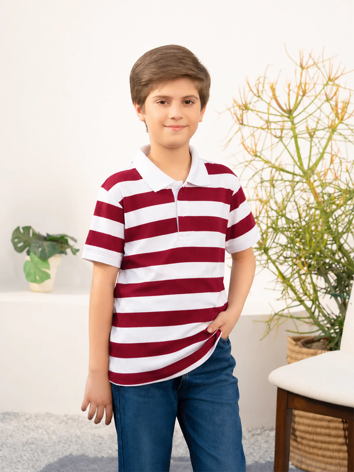 "COREY" Regular Fit Pique Polo Shirt