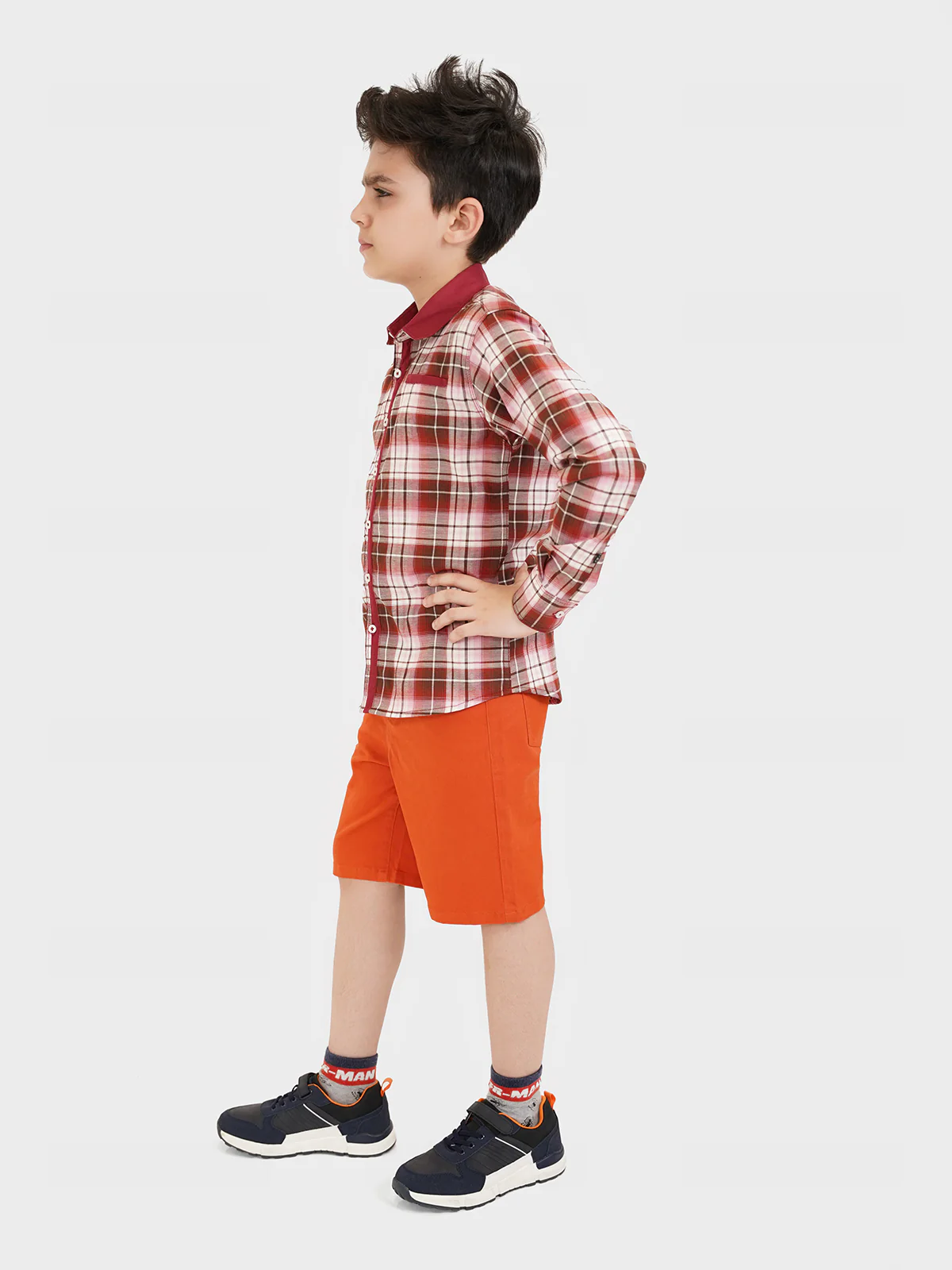 "LETHABO" Cotton Checked Shirt - Image 2