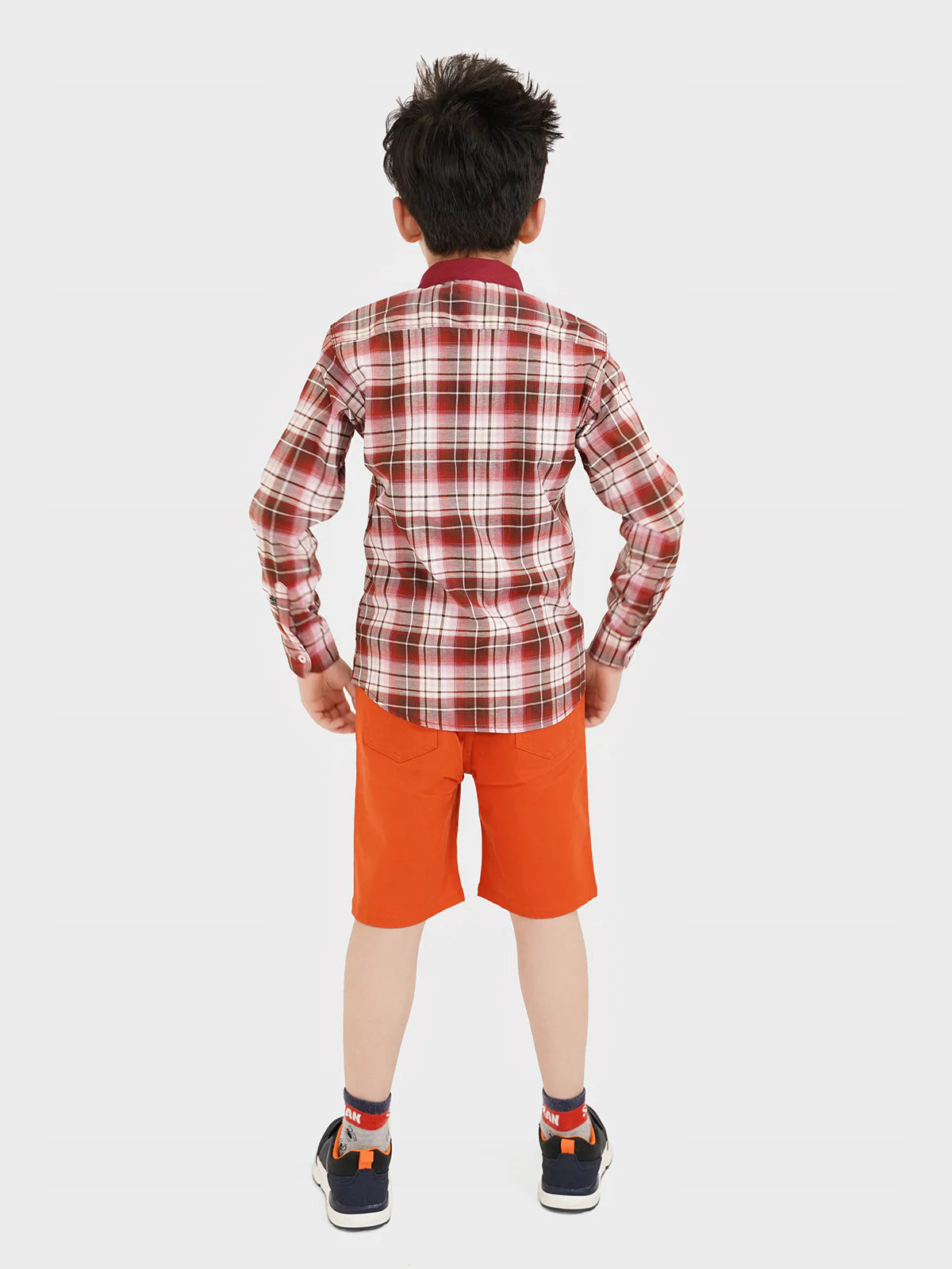 "LETHABO" Cotton Checked Shirt - Image 4
