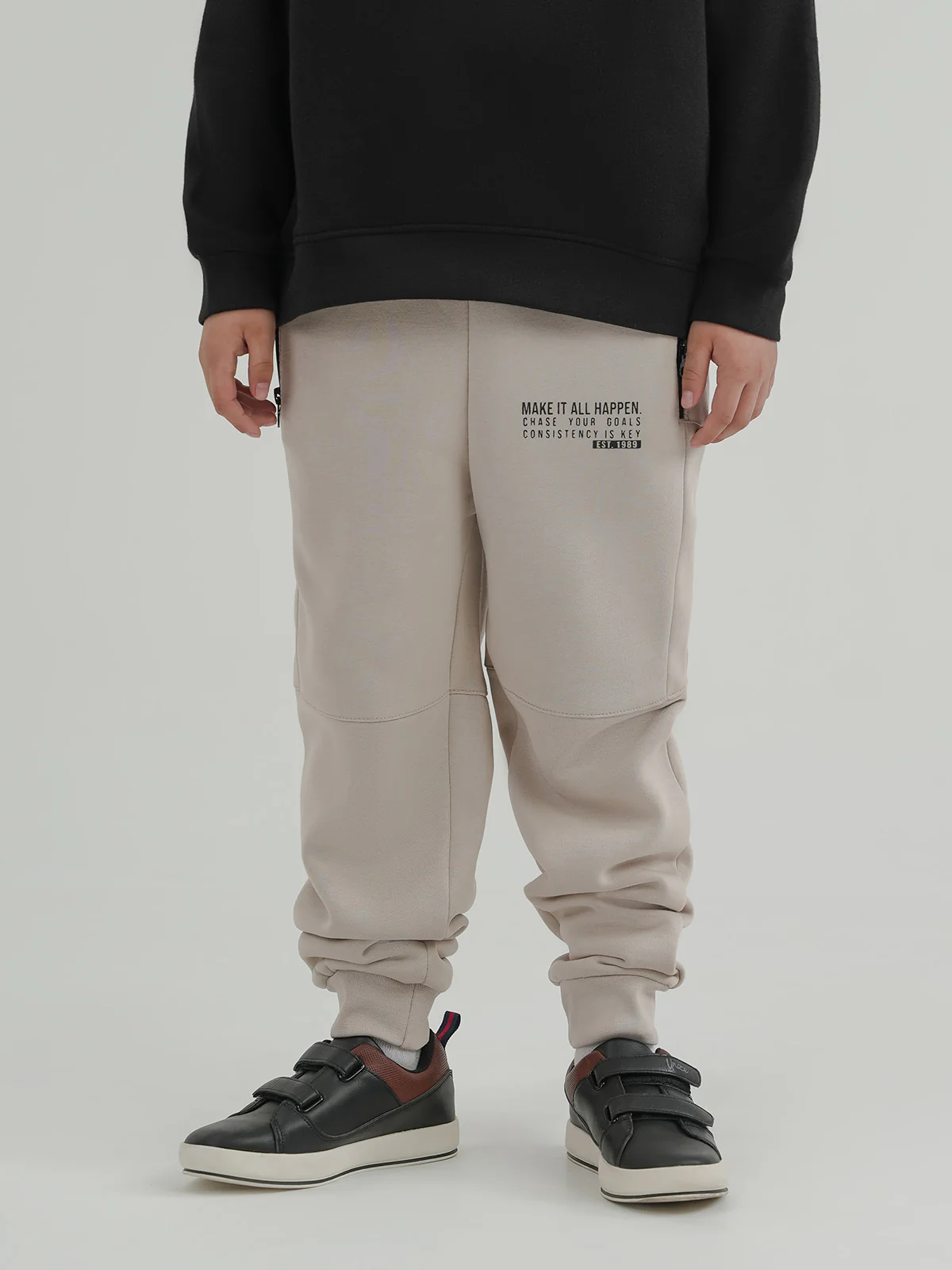 "CREUSA" Graphic Regular Fit Fleece Trouser