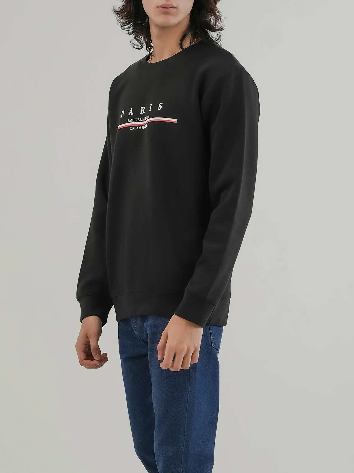 "CRUISE" Regular Fit Fleece Sweatshirt - Image 3