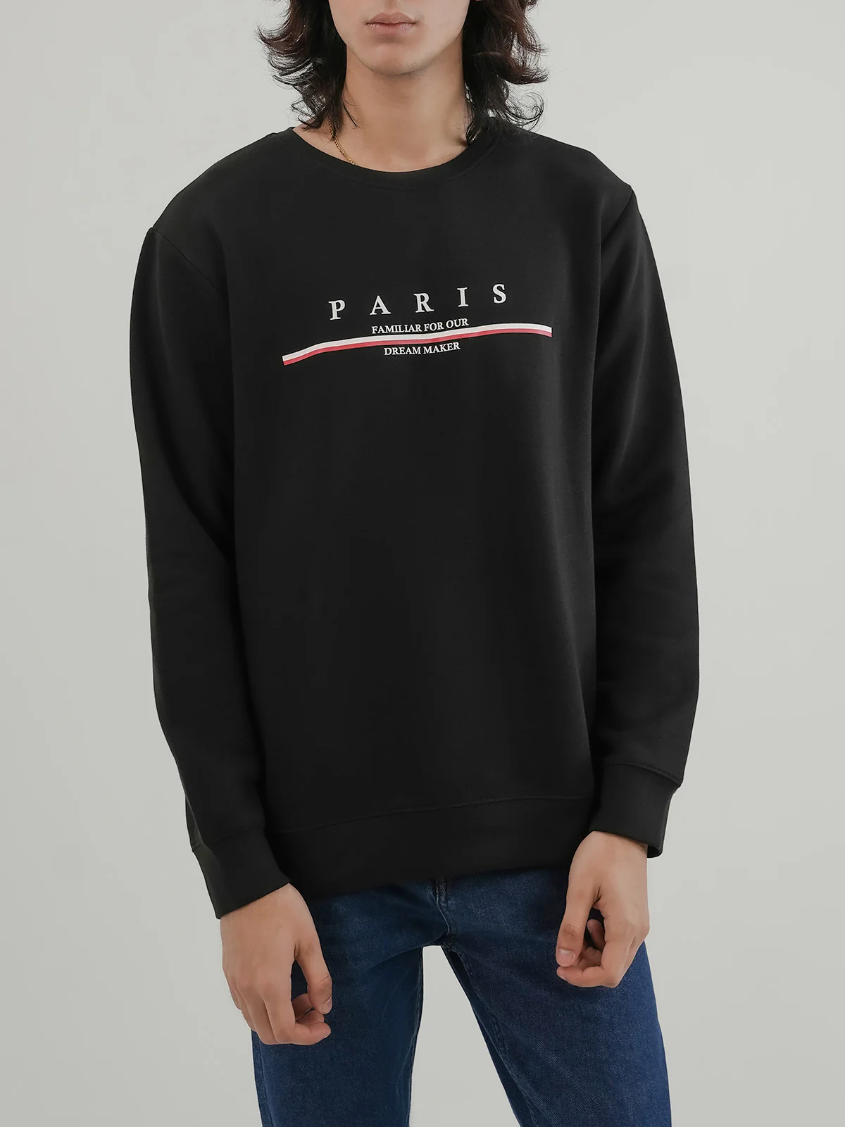 "CRUISE" Regular Fit Fleece Sweatshirt - Image 4