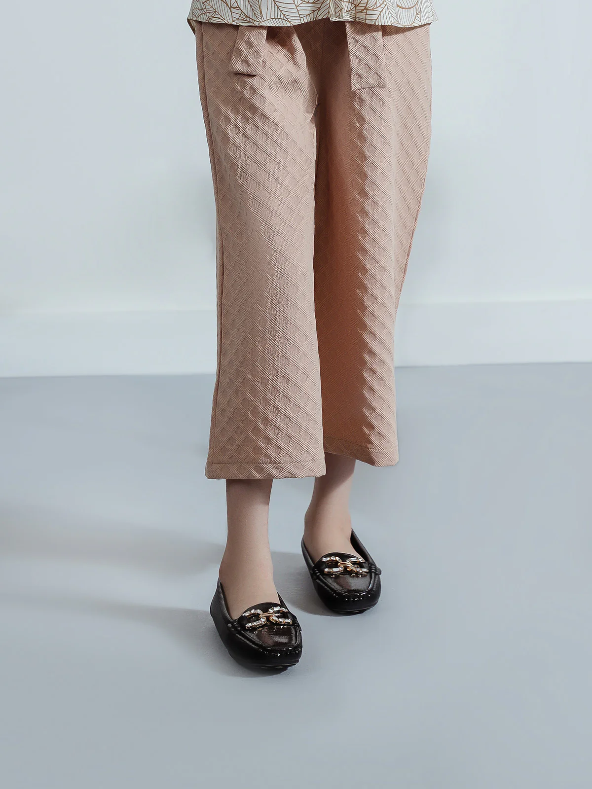 "CYRENE" Regular Fit Woven Trouser