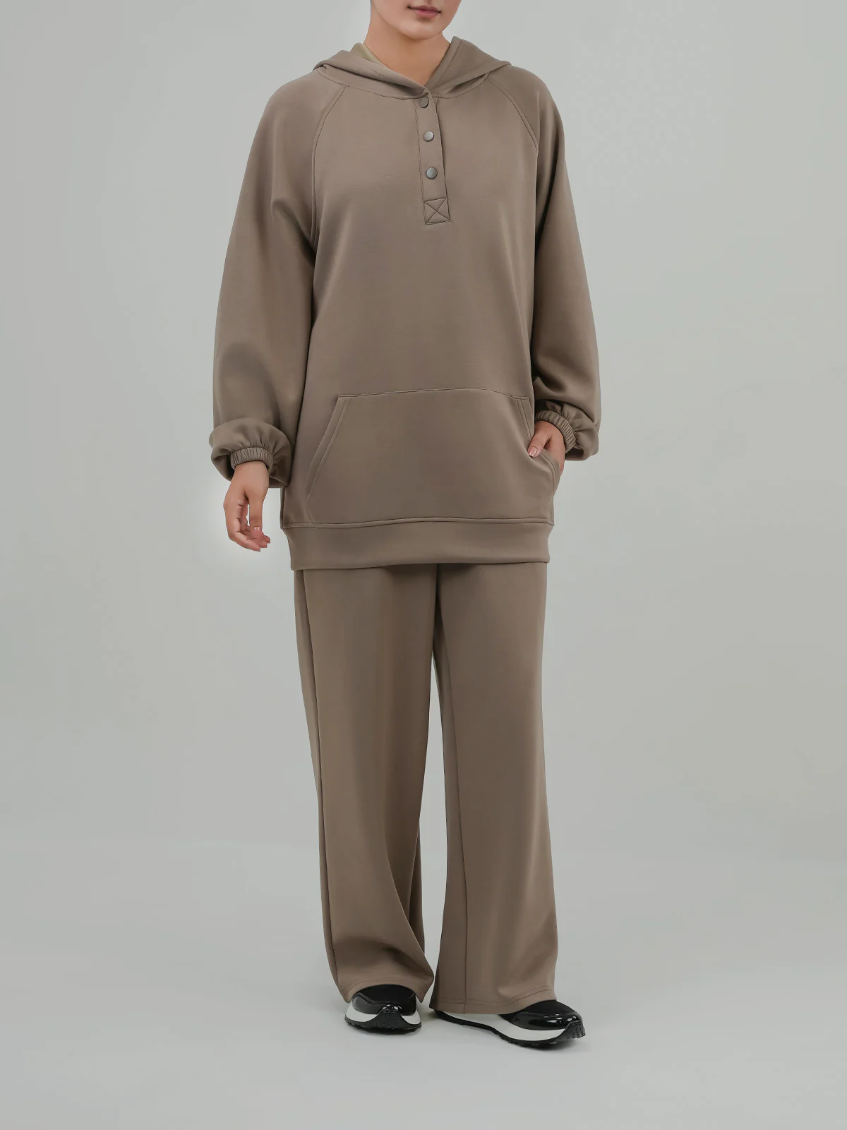 "DAGNY" Casual Regular Fit Fleece Co-Ord Set