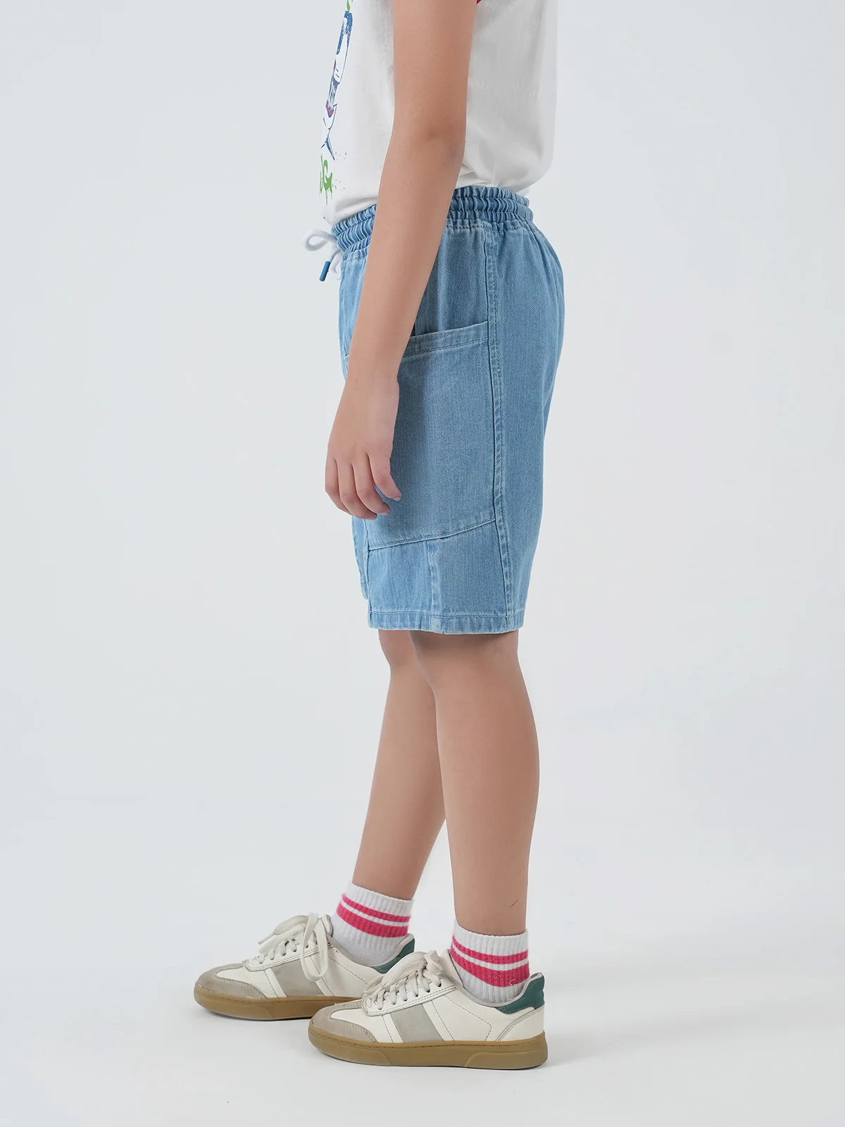 "DALIDA" Regular Fit Denim Shorts - Image 2