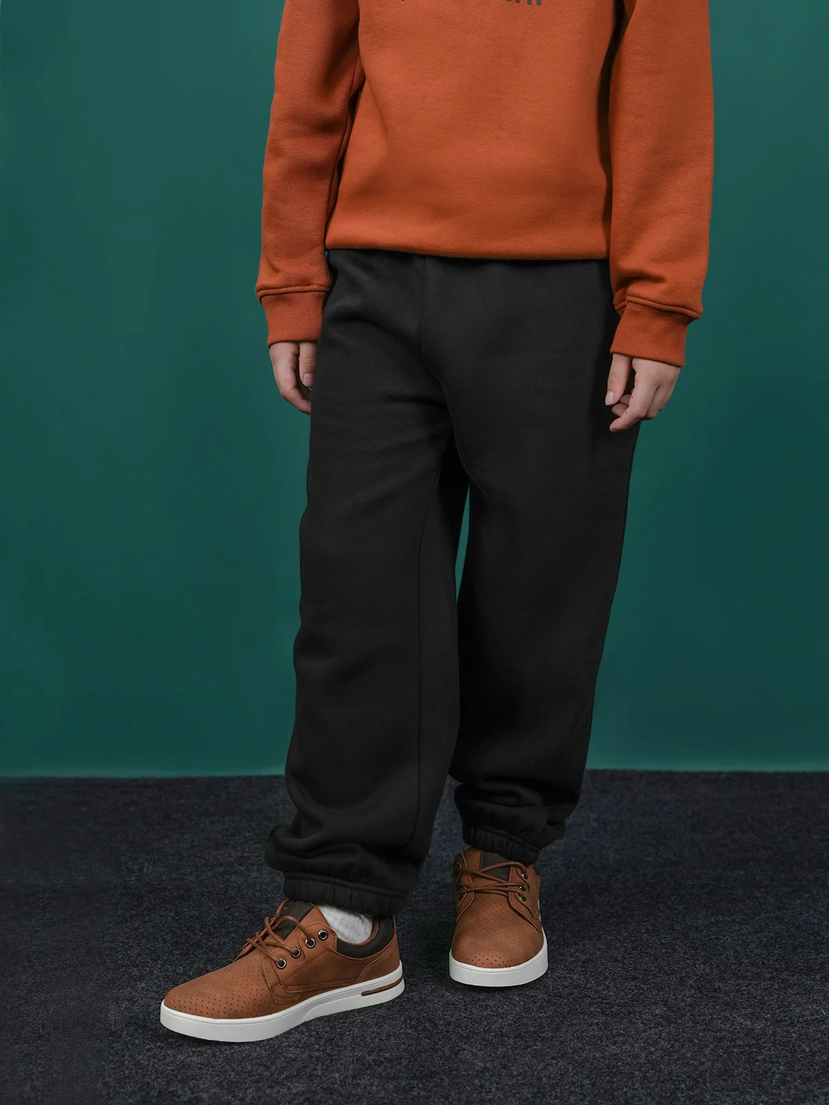 "DAPHNE" Basic Regular Fit Fleece Trouser