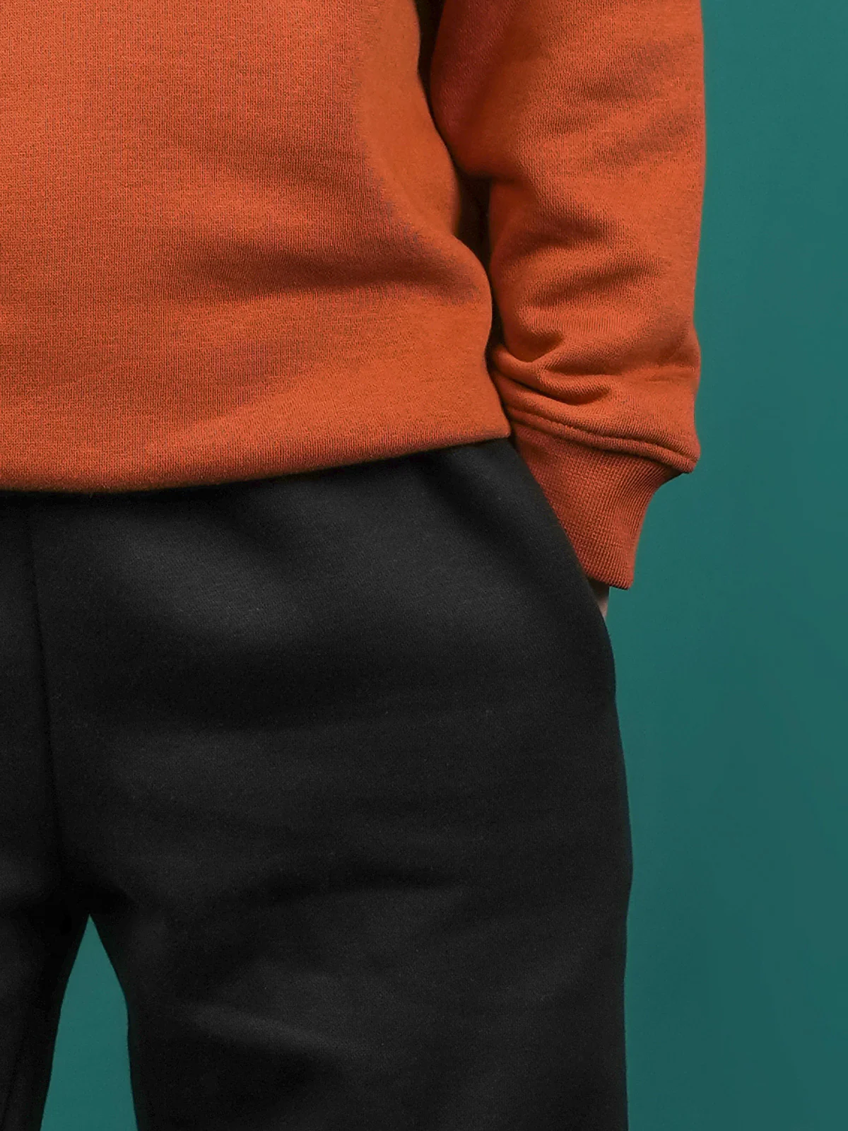 "DAPHNE" Basic Regular Fit Fleece Trouser - Image 3