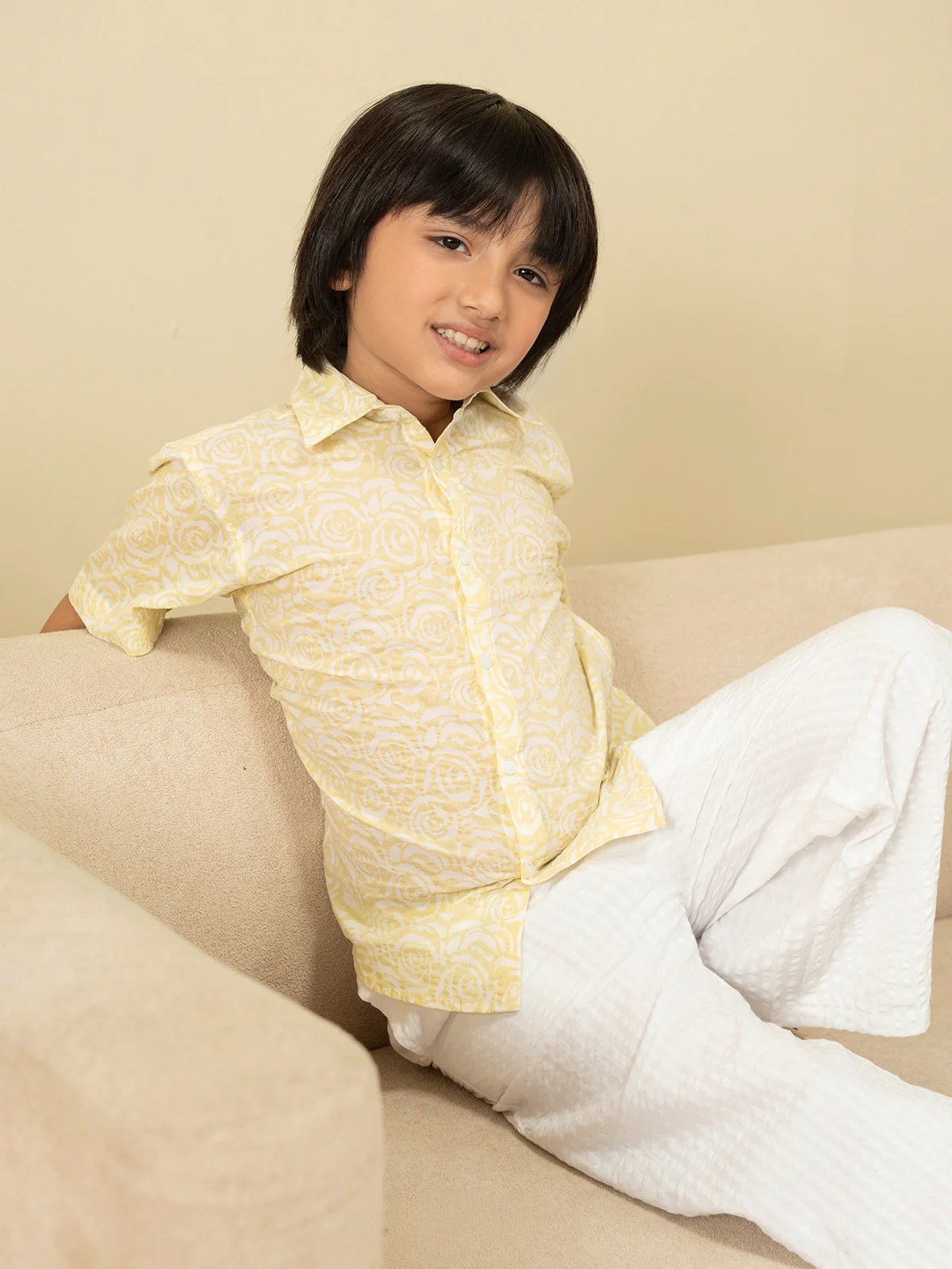 "DARSH" Printed Regular Fit Casual Shirt - Image 3