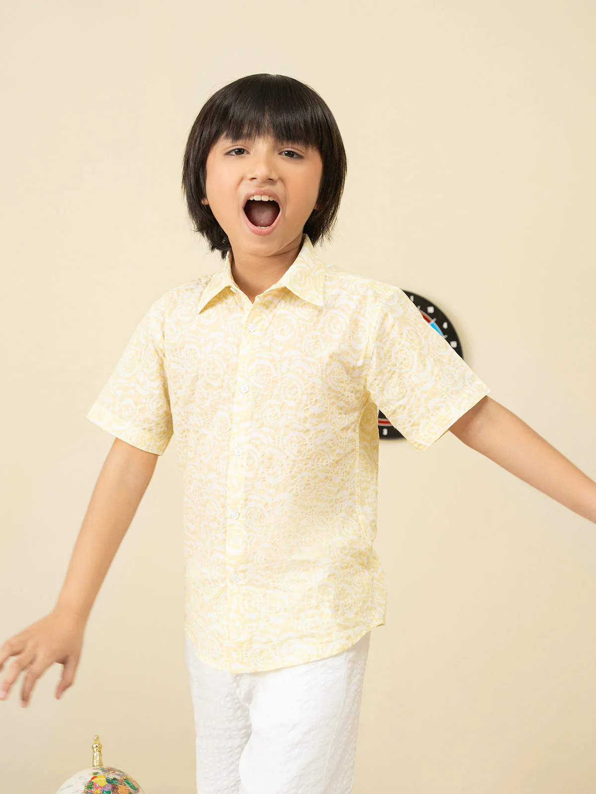 "DARSH" Printed Regular Fit Casual Shirt - Image 4