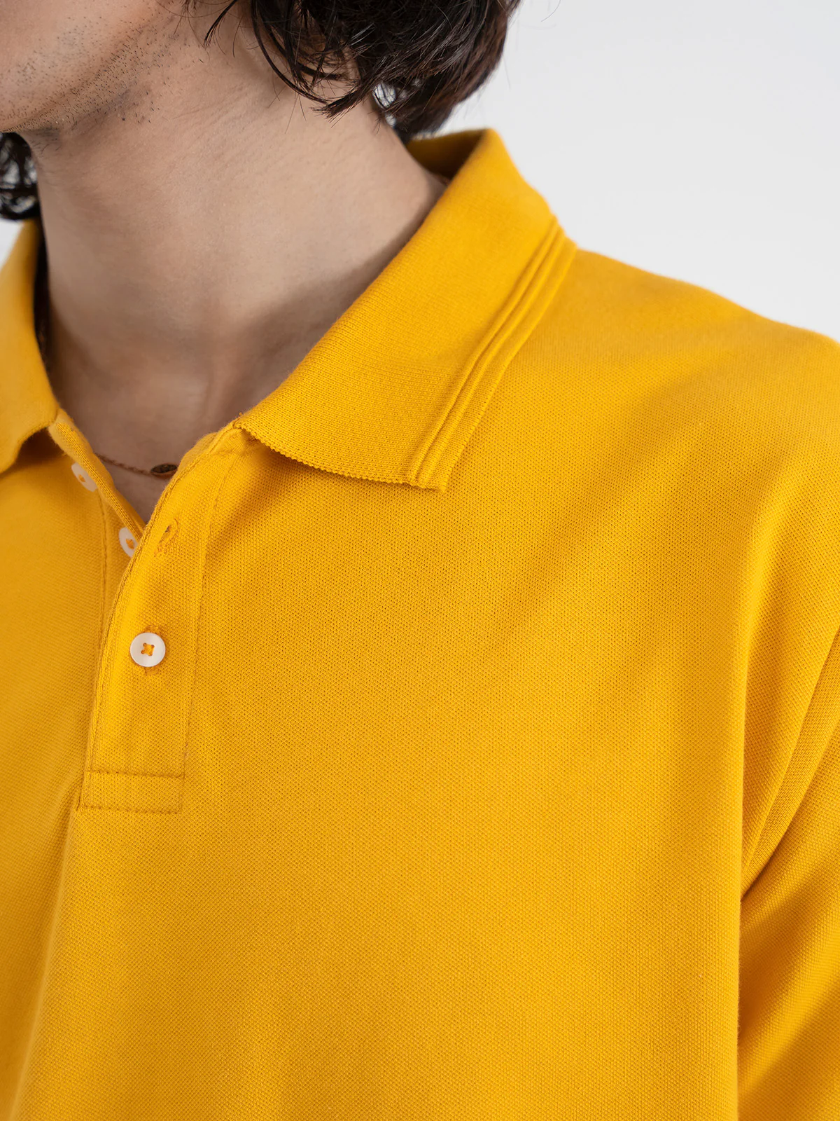 "DEAN" Regular Basic Pique Polo Shirt - Image 5