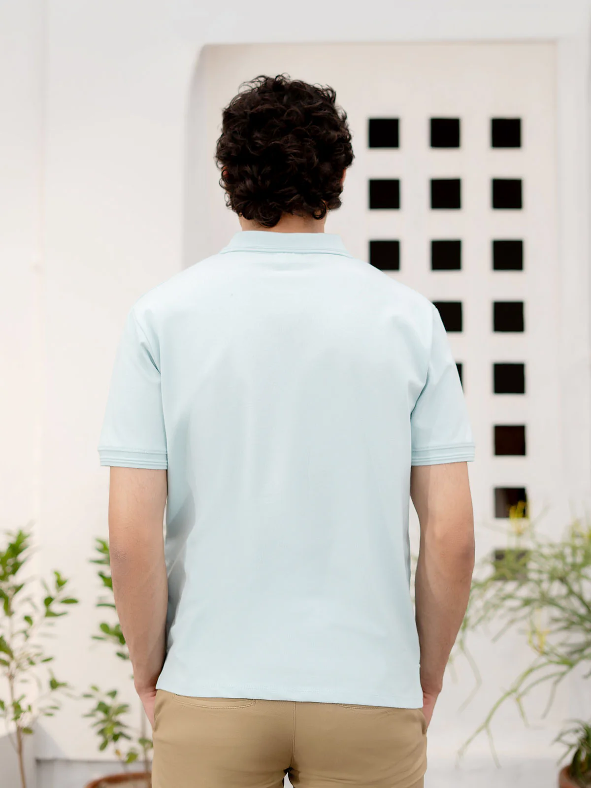 "DEAN" Regular Basic Pique Polo Shirt - Image 5