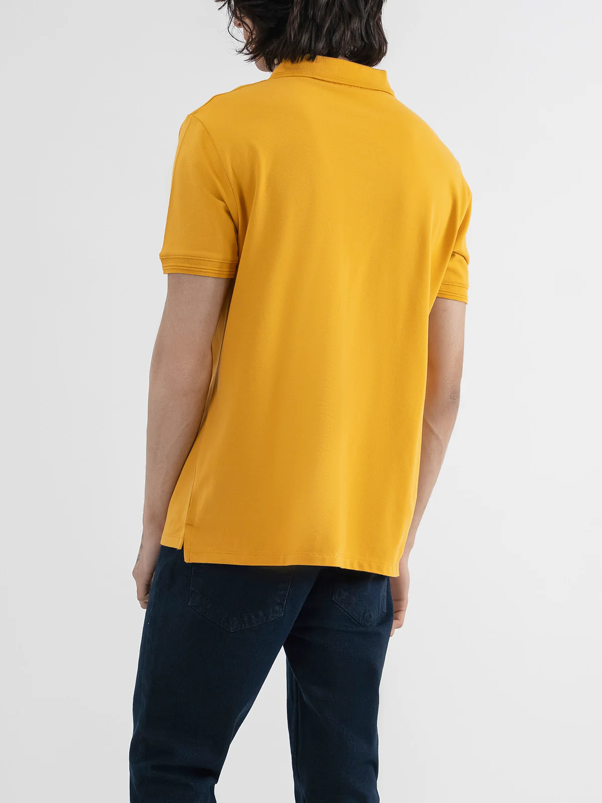 "DEAN" Regular Basic Pique Polo Shirt - Image 8