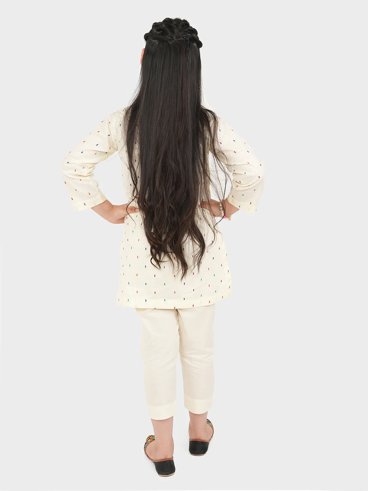 "DEIMOS" Embroidered Co-Ord Set - Image 4