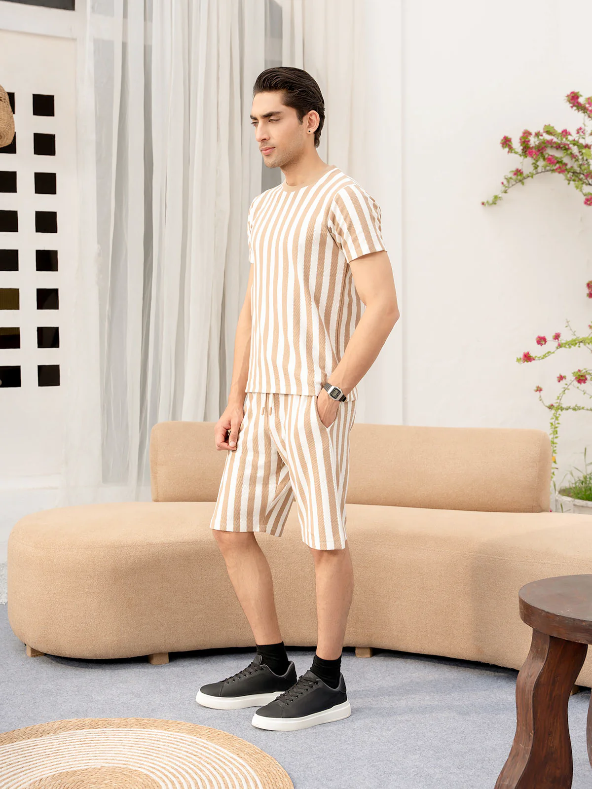 "DEION" Basic Jacquard Co Ord Set