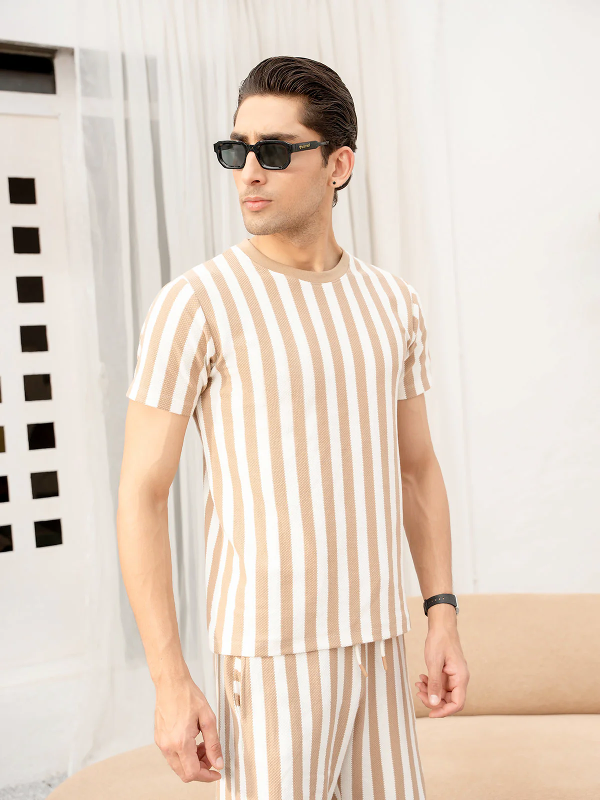 "DEION" Basic Jacquard Co Ord Set - Image 5
