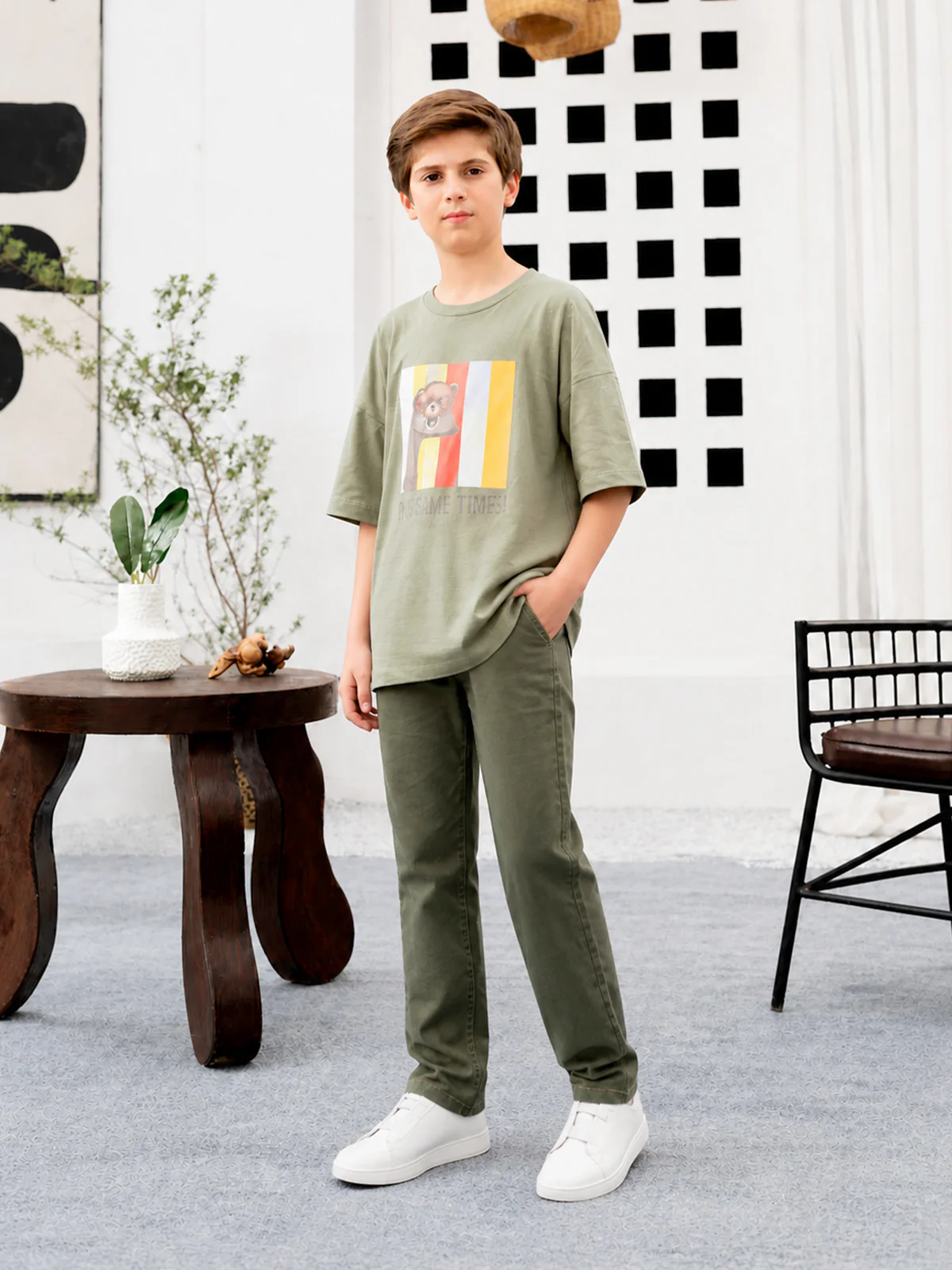 "DEJON" Slim Fit Twill Chino