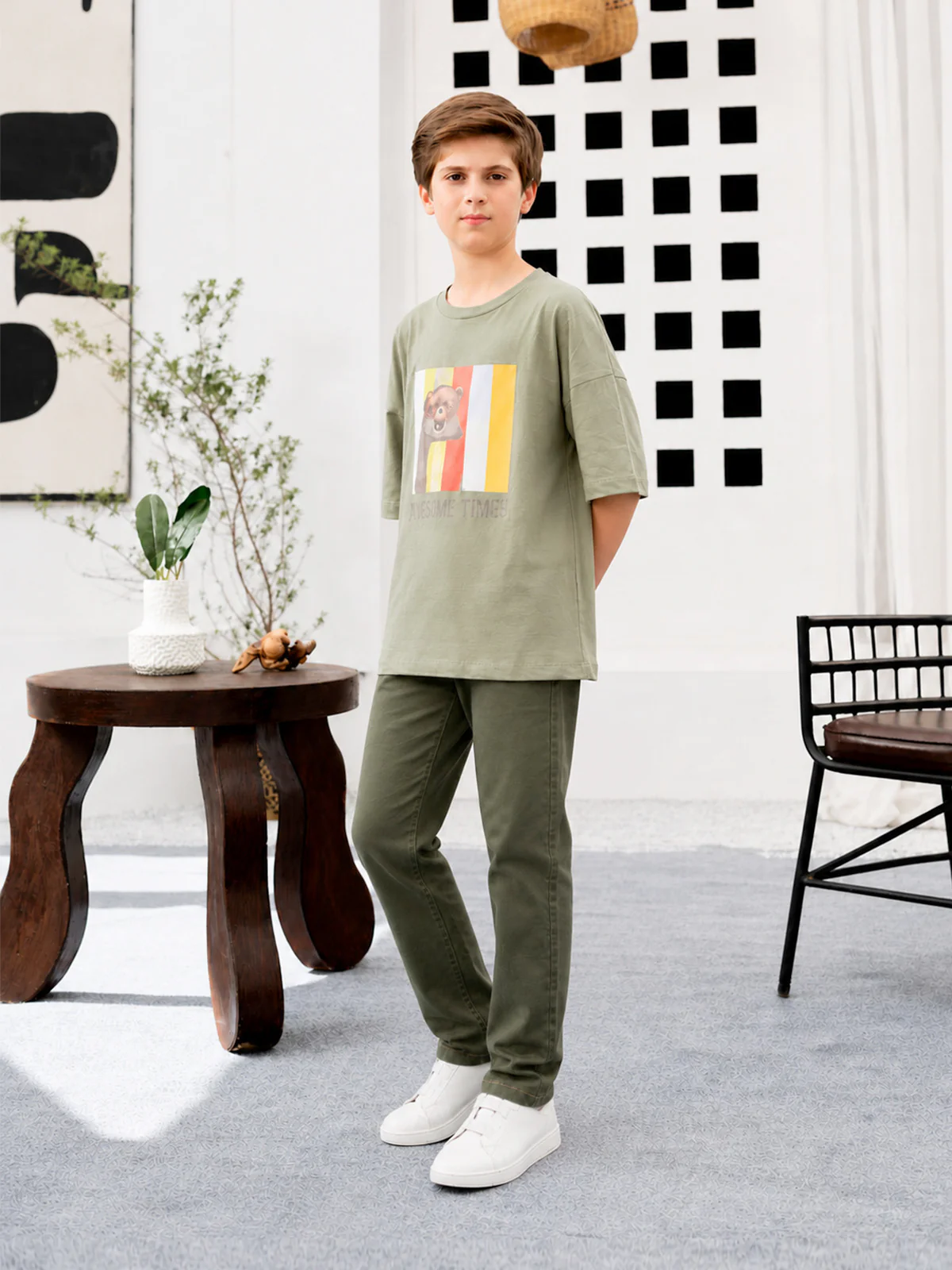 "DEJON" Slim Fit Twill Chino - Image 4