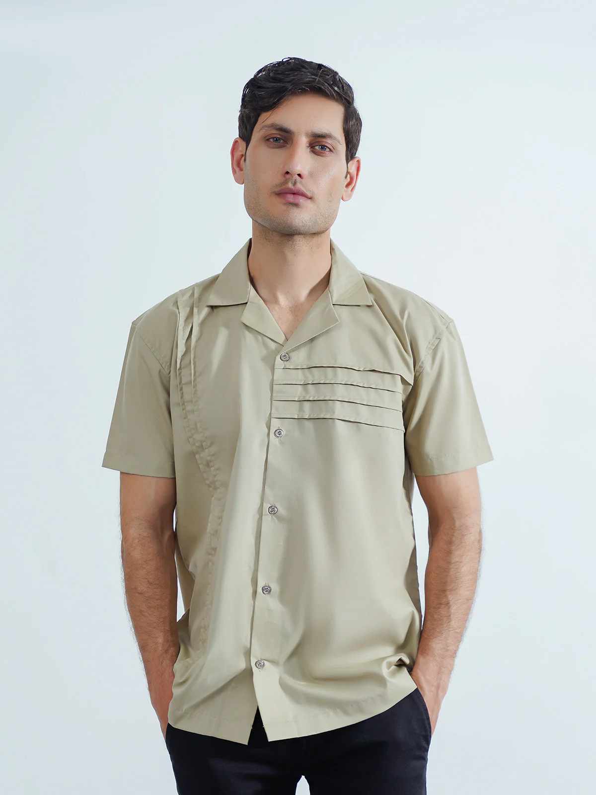 "DELARA" Half Sleeve Loose Fit Casual Shirt - Image 2