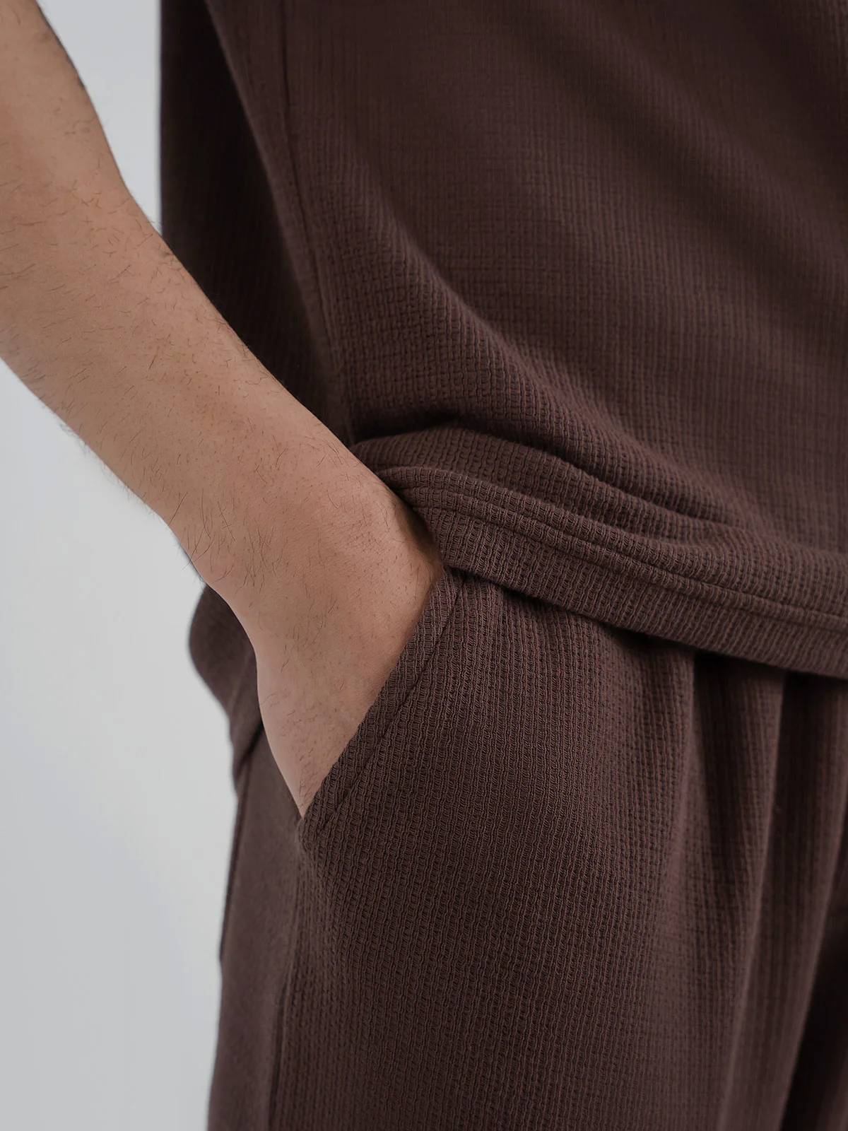"DENNIS" Jacquard Loose Fit Co Ord Set - Image 4