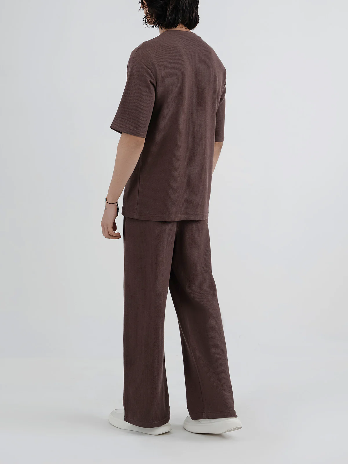"DENNIS" Jacquard Loose Fit Co Ord Set - Image 5