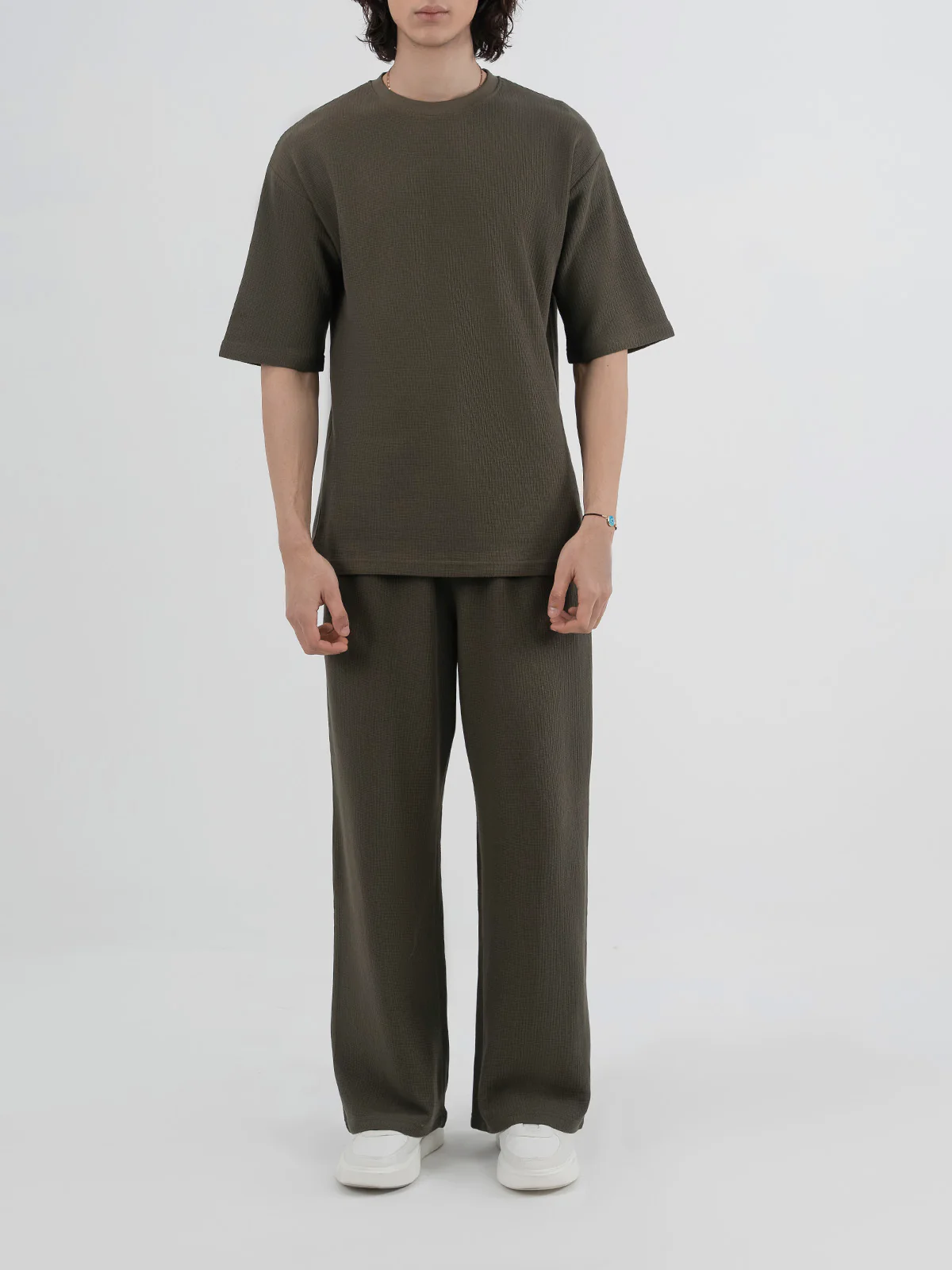 "DENNIS" Jacquard Loose Fit Co Ord Set - Image 2