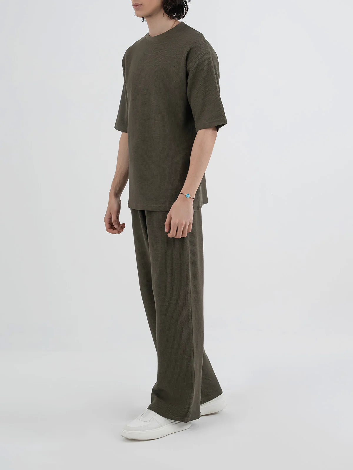 "DENNIS" Jacquard Loose Fit Co Ord Set - Image 4
