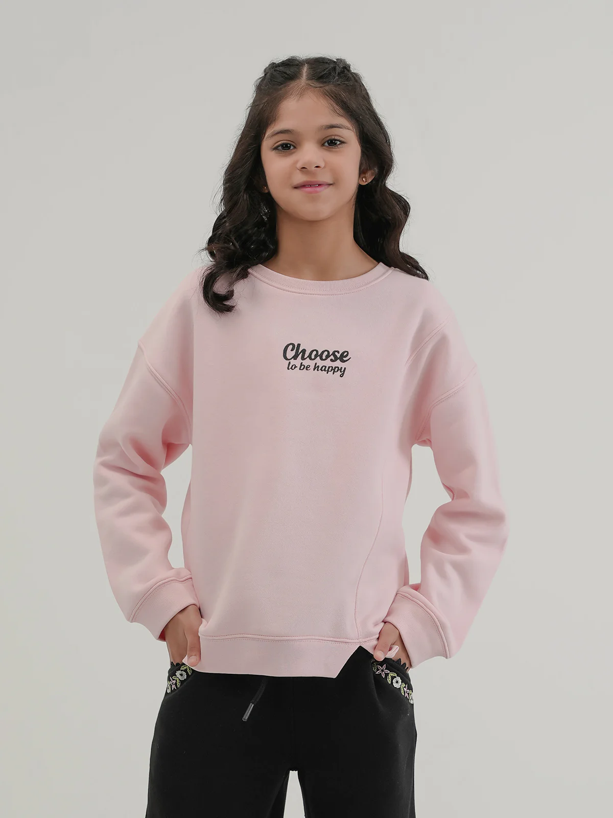 "DIONNE" Soft Cut &amp; Sew Fleece Sweatshirt