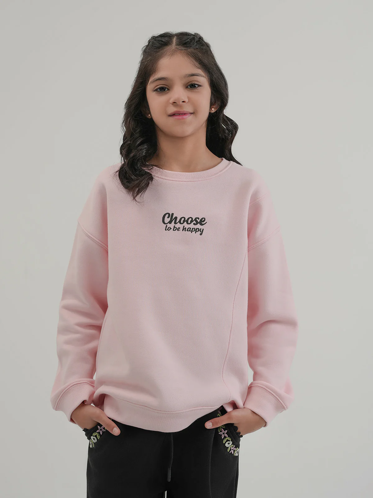 "DIONNE" Soft Cut &amp; Sew Fleece Sweatshirt - Image 3