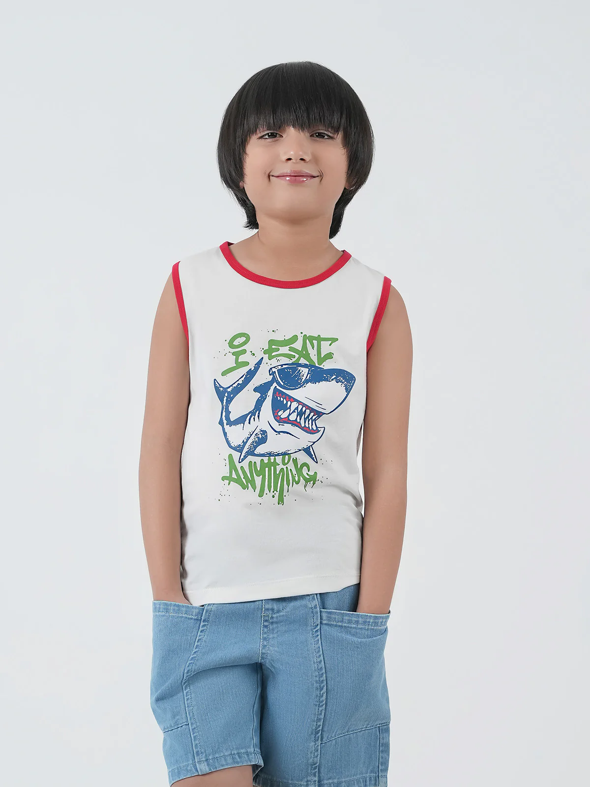 "DOLYN" Basic Printed Tank Top - Image 2