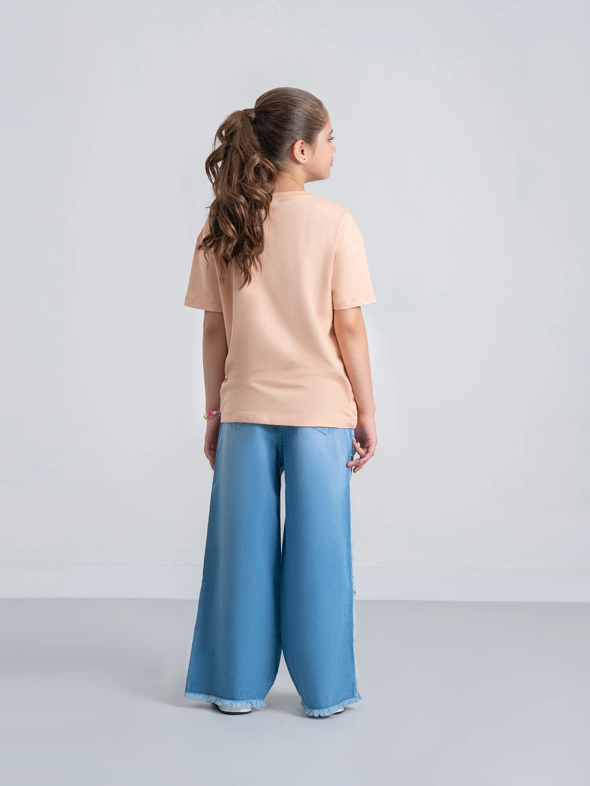 "DONIER" Stylish Wide Leg Denim Pant - Image 3