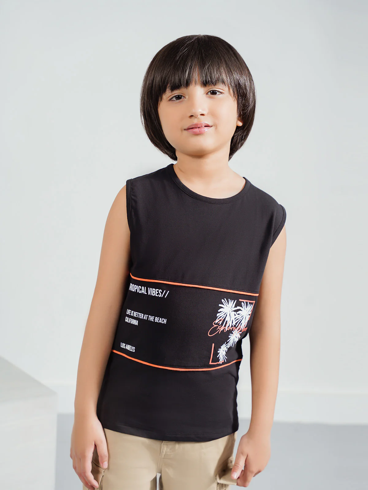 "DYZMA" Regular Fit Graphic Tank Top - Image 2