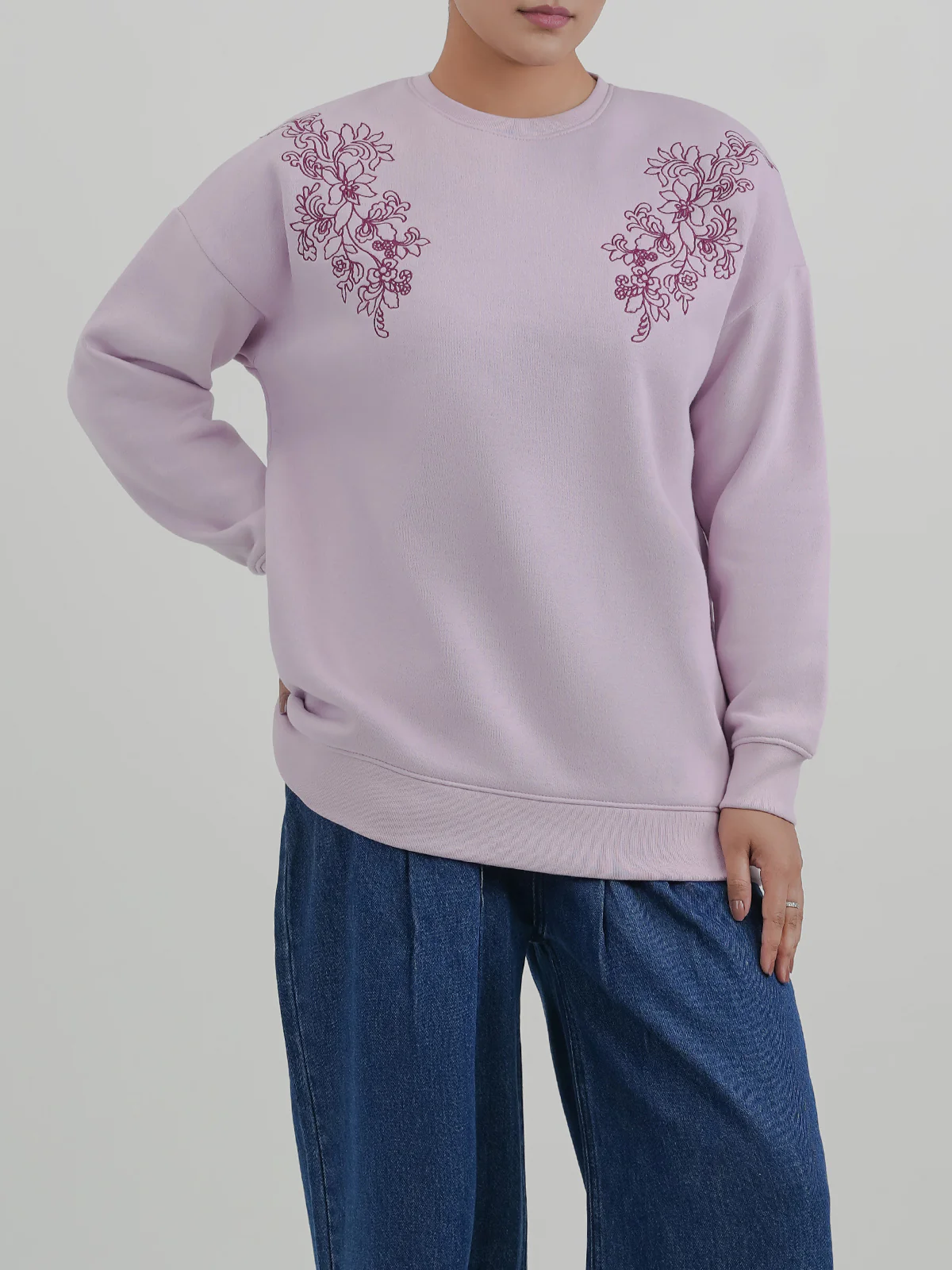 "EAMON" Unique Graphic Fleece Sweatshirt