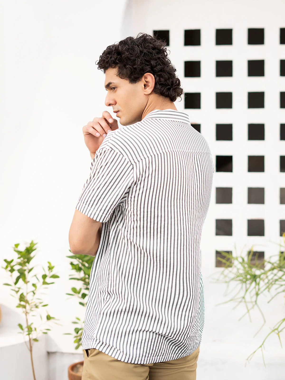 "EBULA" Linning Regular Fit Casual Shirt - Image 4