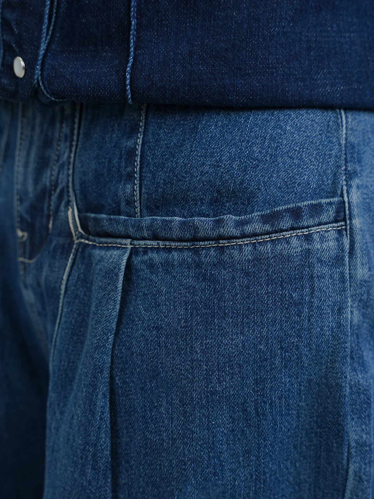 "EDUARD"  Stylish Wide Leg Denim Pant - Image 3