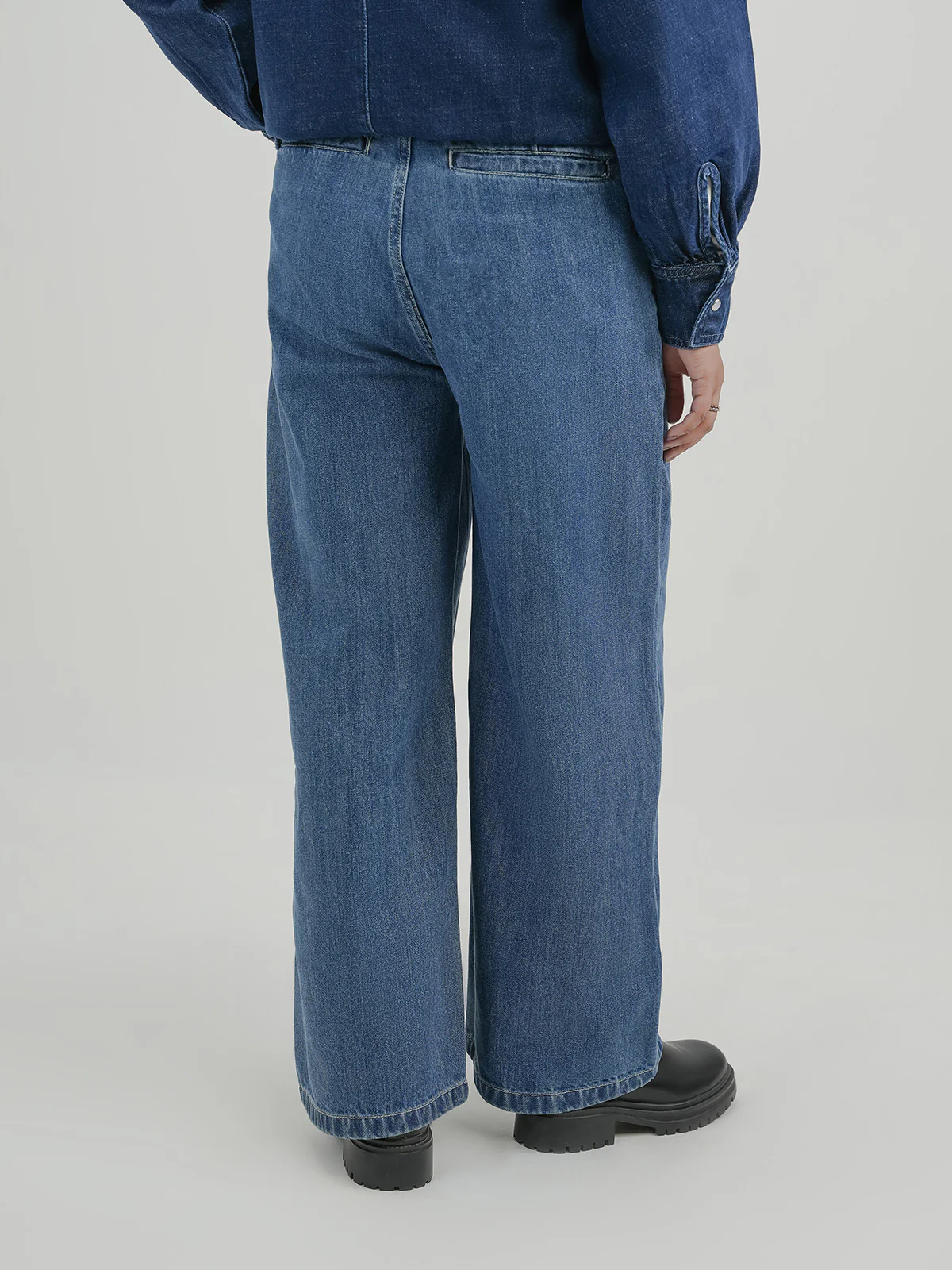 "EDUARD"  Stylish Wide Leg Denim Pant - Image 4