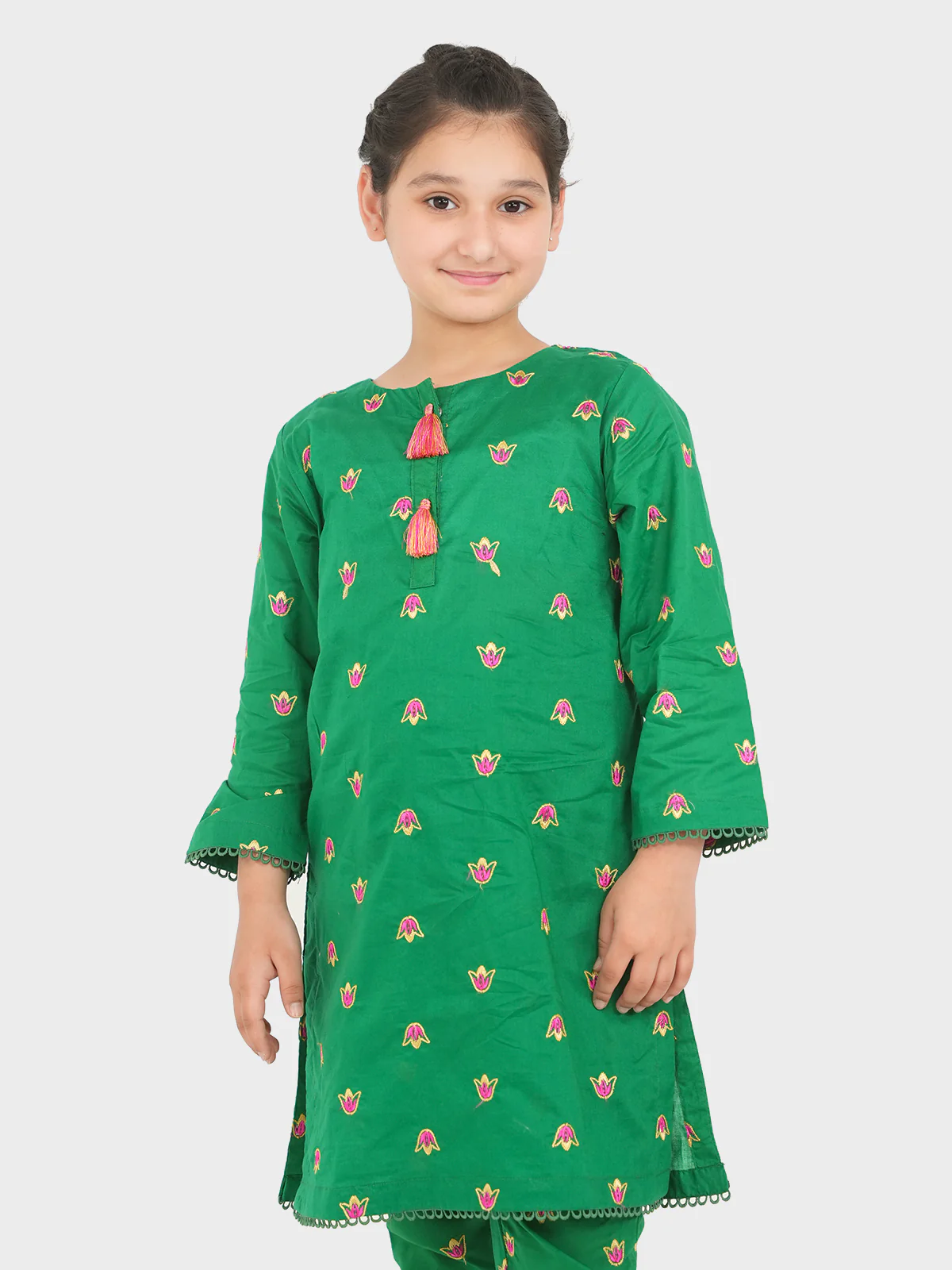 "EMBLA" Embroidered Summer Co-Ord Set - Image 3
