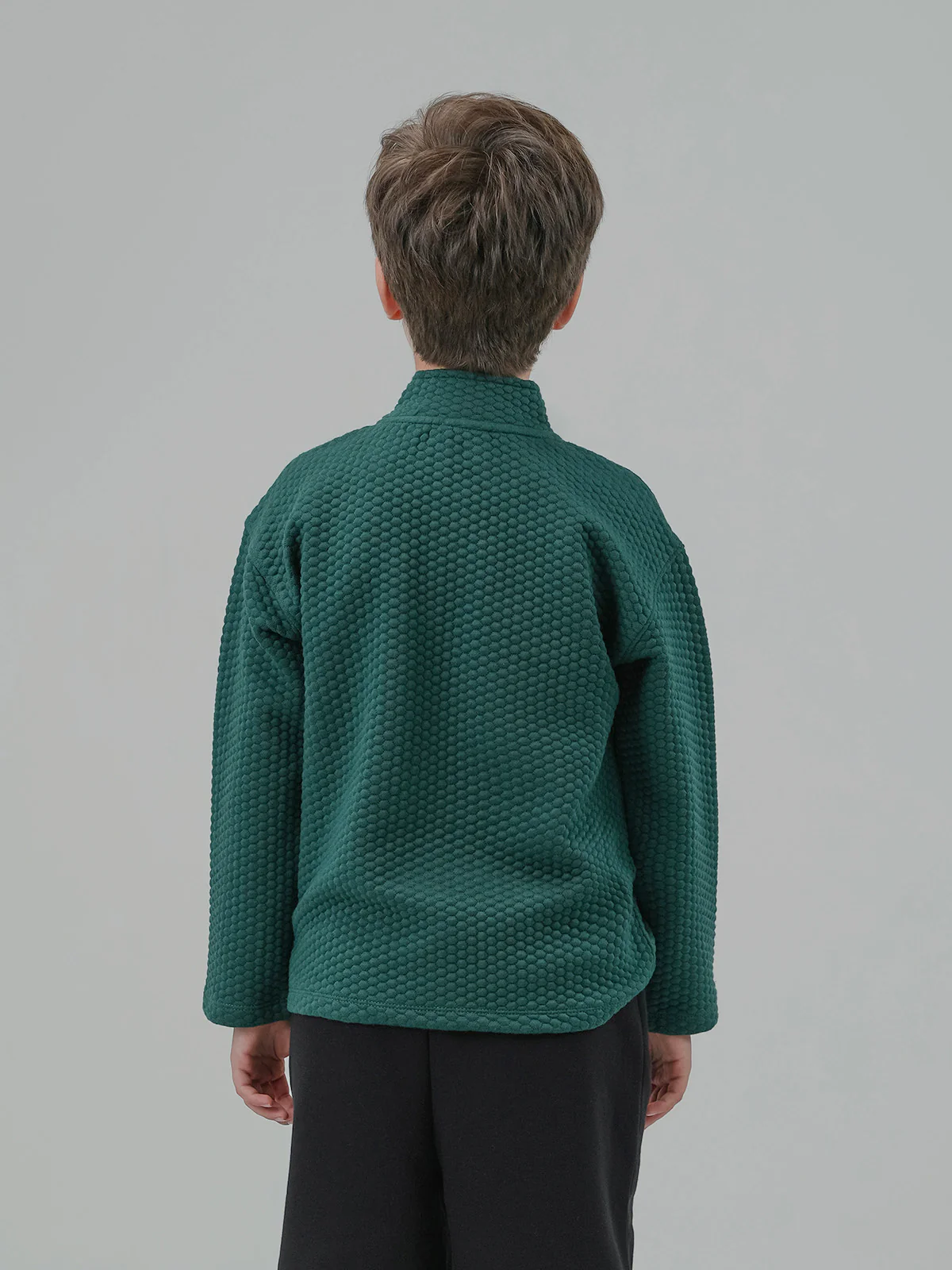 "EMERIC" Warm Drop Shoulder Fleece Sweatshirt - Image 5