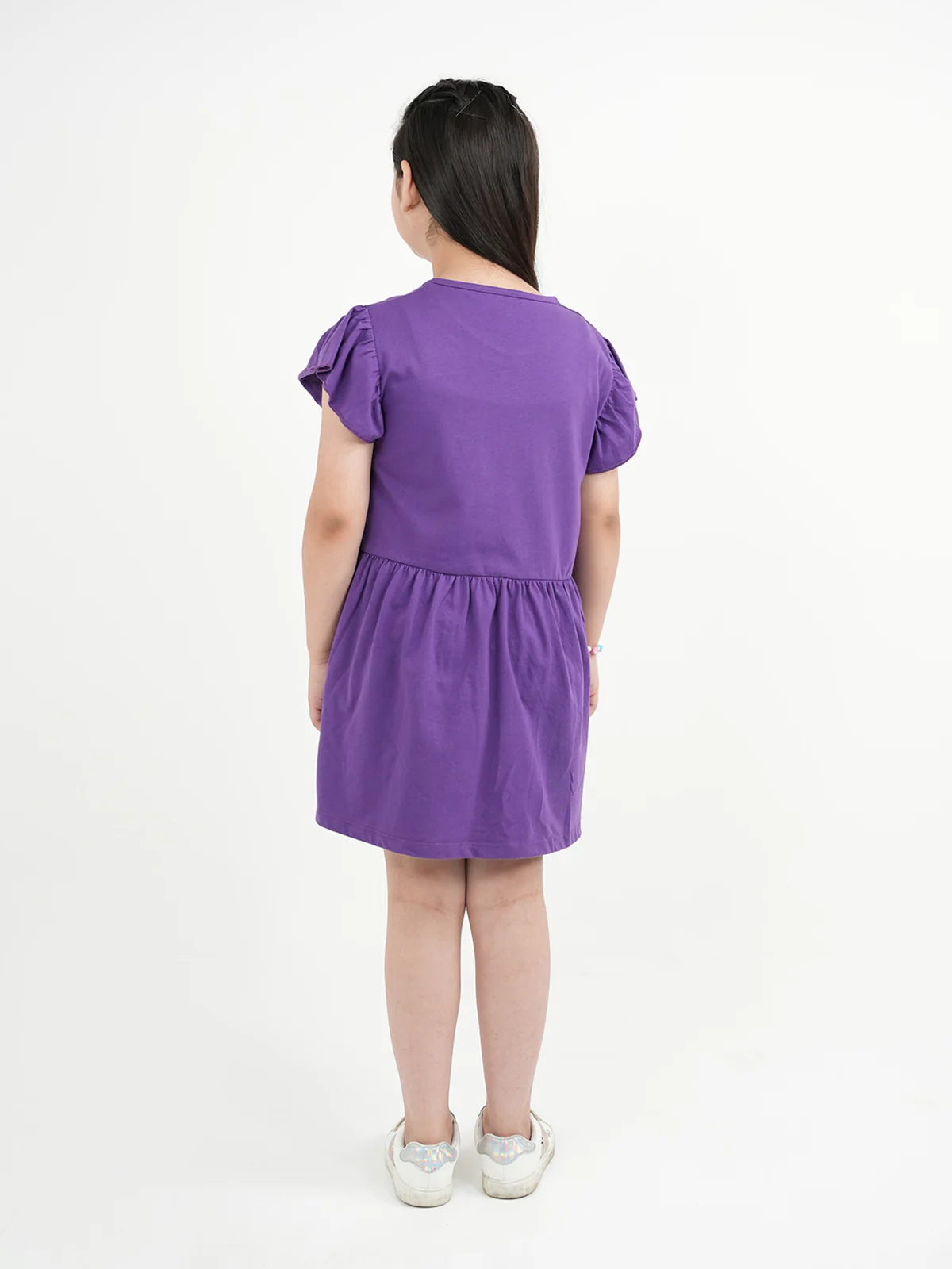 "EMERIN" Embroidered Sleeveless Frock - Image 5