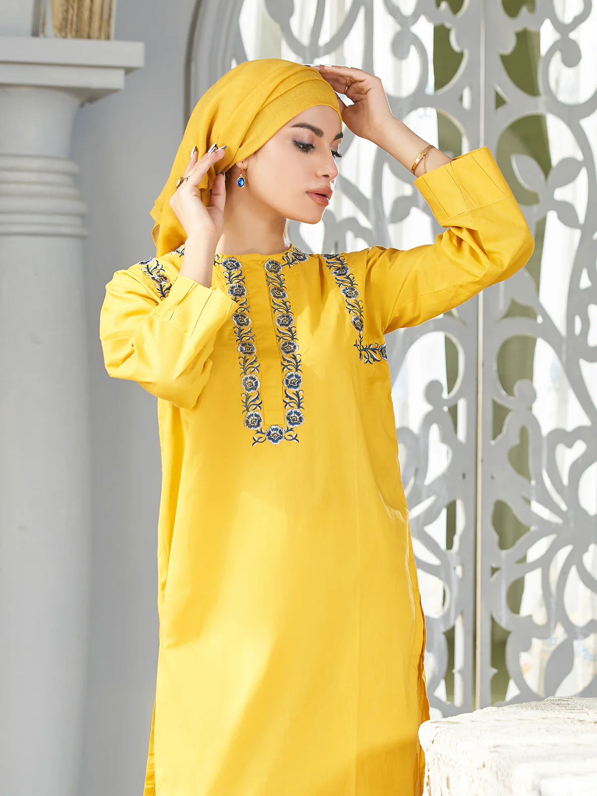 "EMERSON" Casual Cambric Two Piece Suit - Image 2