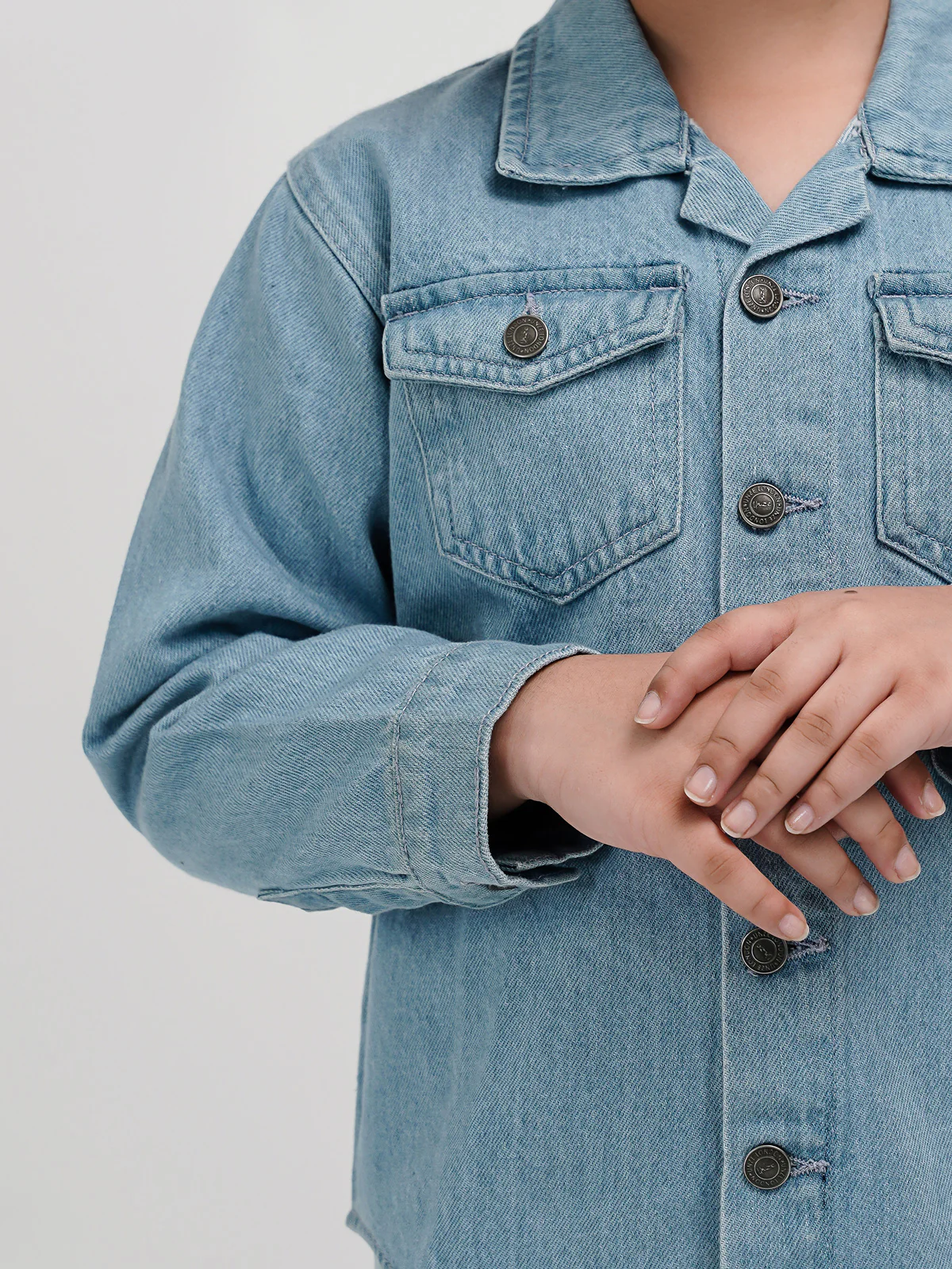 "VIDENTE" Full Sleeves Denim Jacket - Image 4
