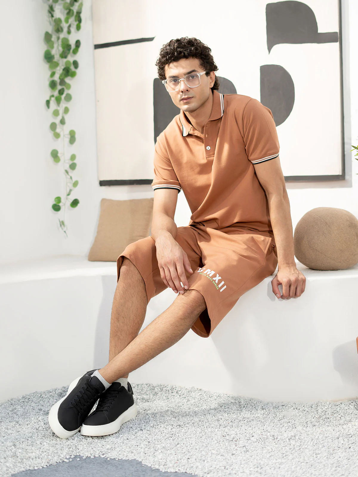 "EMIN" Regular Fit Lycra Terry Short - Image 2