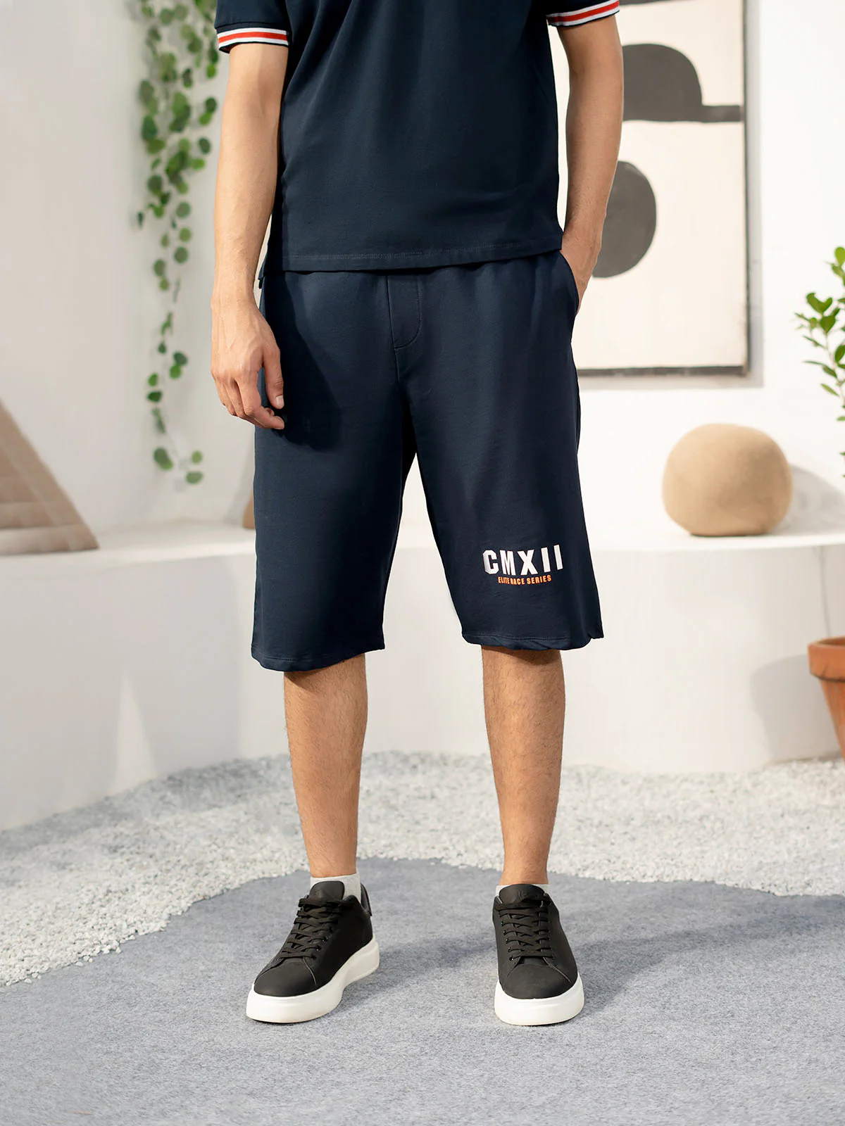 "EMIN" Regular Fit  Lycra Terry Short
