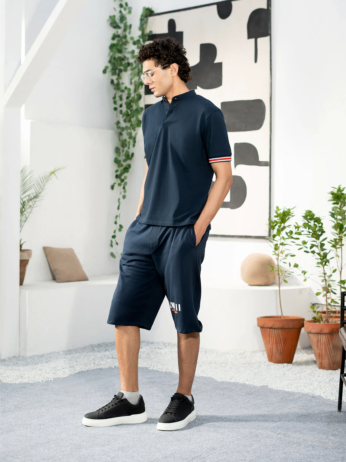 "EMIN" Regular Fit  Lycra Terry Short - Image 2