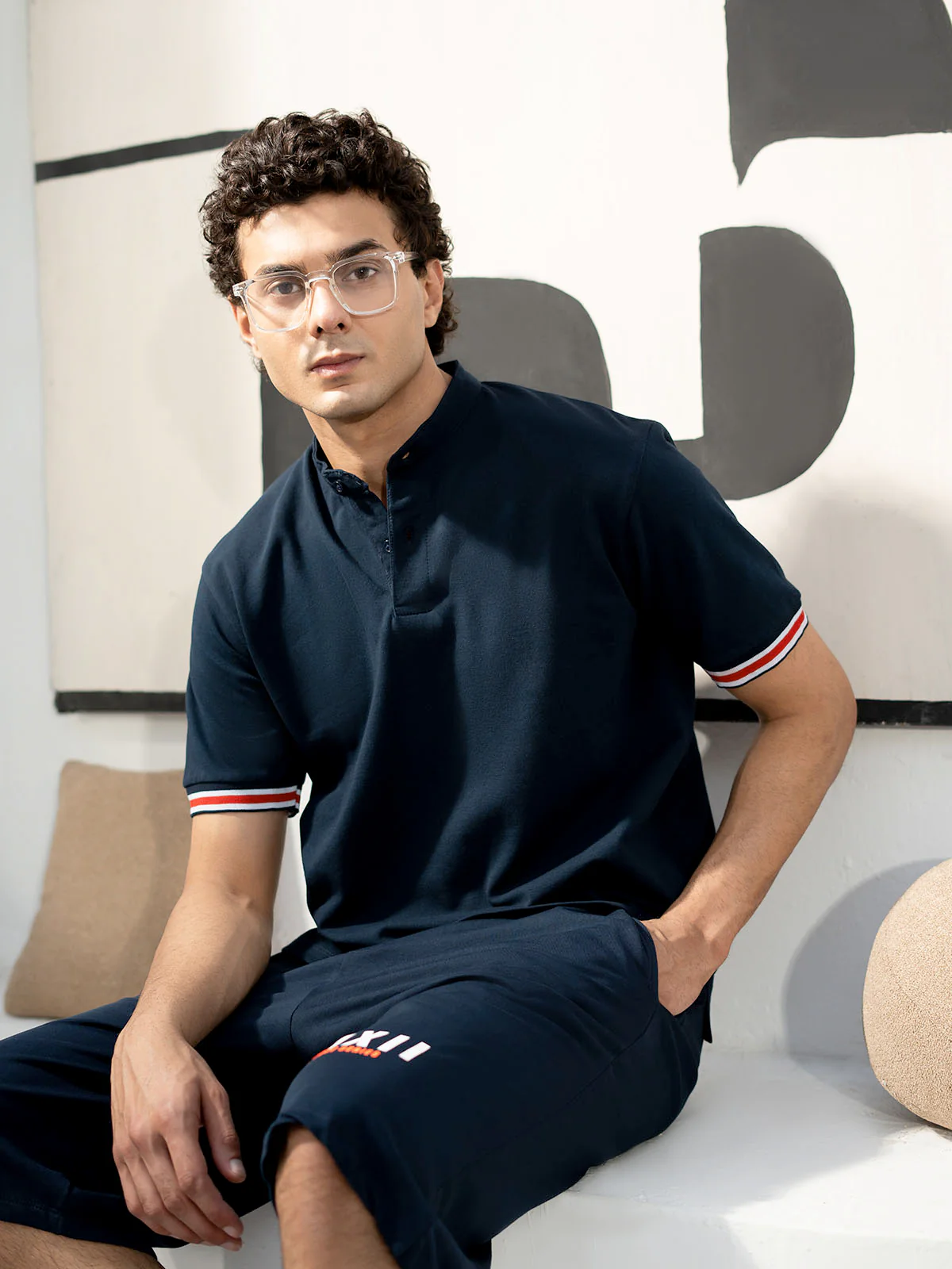 "EMIN" Regular Fit  Lycra Terry Short - Image 3