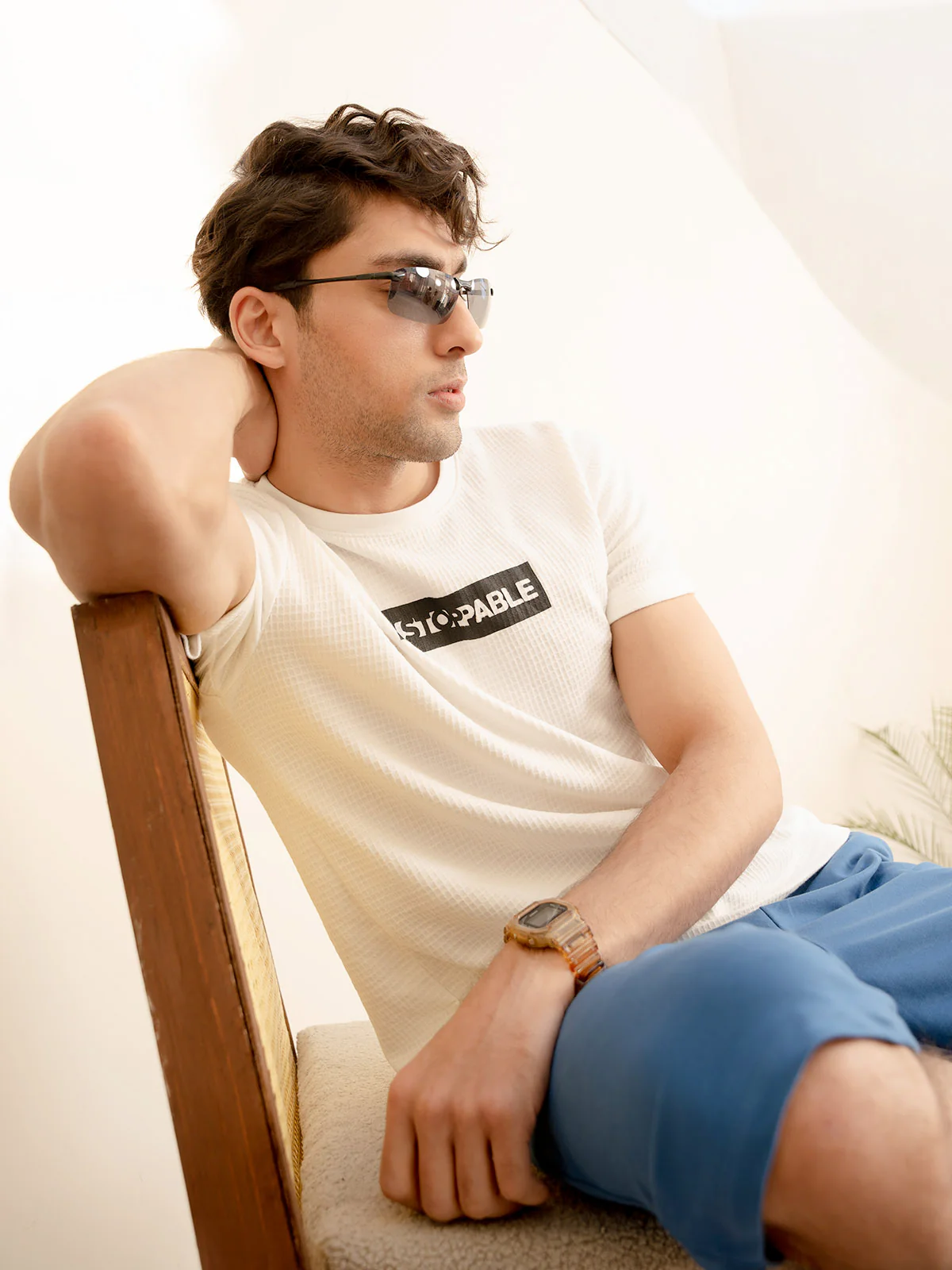 "EMIN" Regular Fit  Lycra Terry Short - Image 3