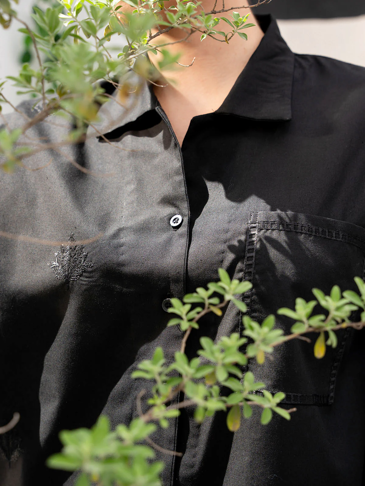 "ENOCH" Basic Regular Fit Cotton Top - Image 5