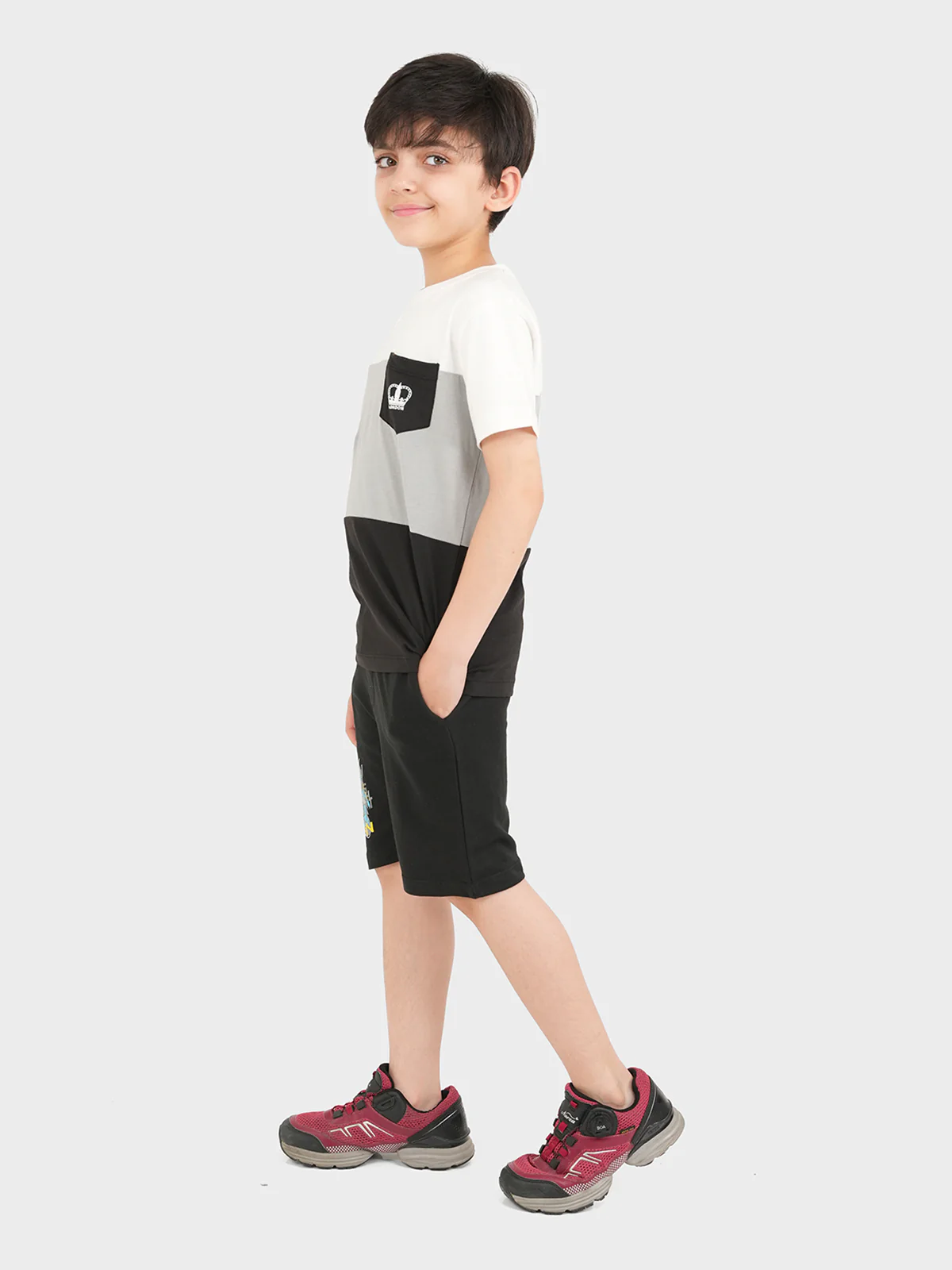 "ENZI" Casual Crewneck T-Shirt - Image 2