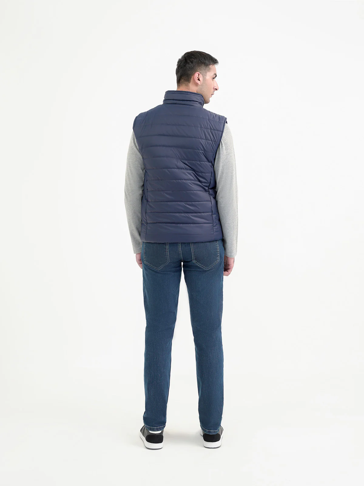 "EOS" Casual Sleeveless Puffer Jacket - Image 5