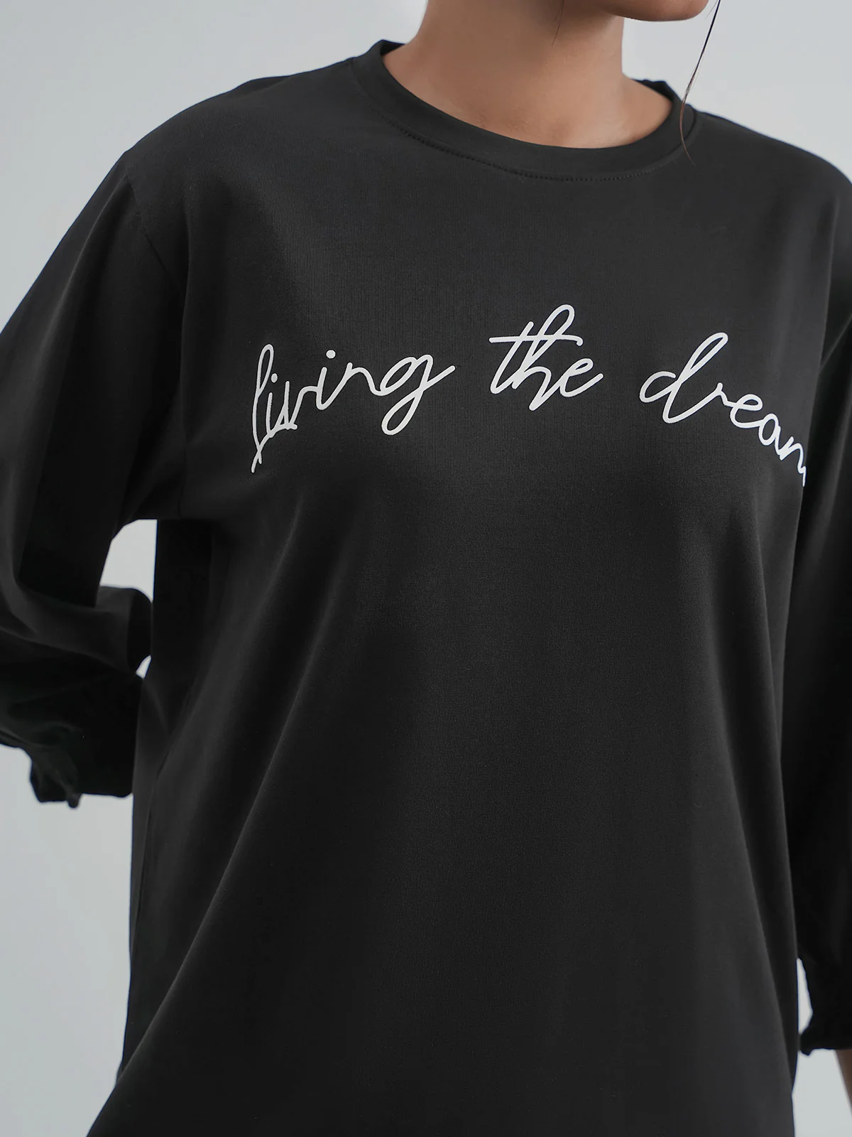 "ERSEN" Embroidery Regular T-Shirt - Image 4