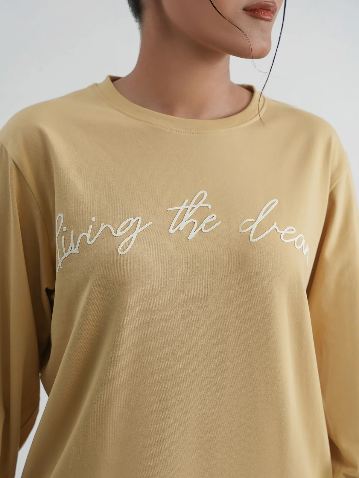 "ERSEN" Embroidery Regular T-Shirt - Image 3